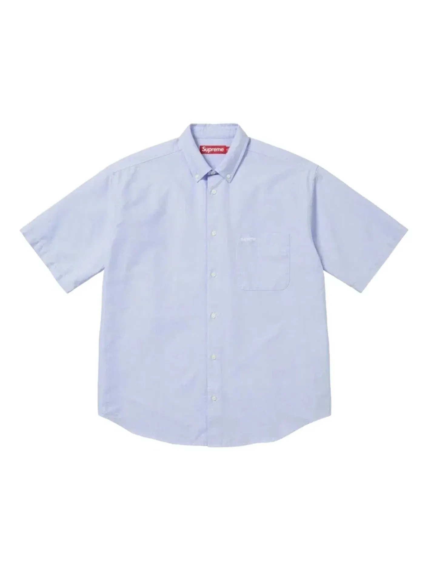 Мужская рубашка с длинным рукавом свободного кроя Supreme SS26 Light Blue — изображение 1 из 1, синий