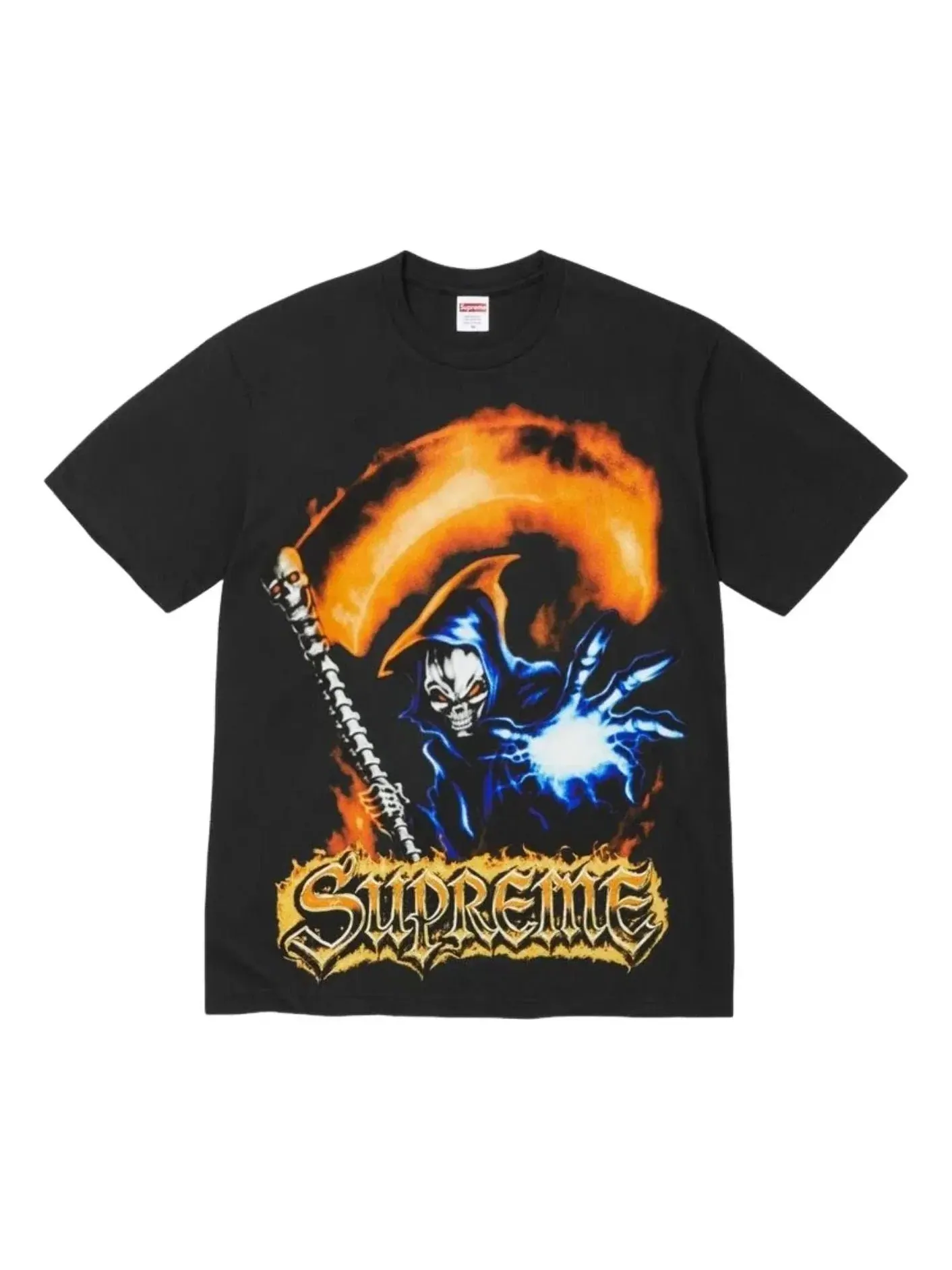 Футболка Supreme SS26 Grim Reaper, черная, SUP-SS26-159-BLK — изображение 1 из 2, черный
