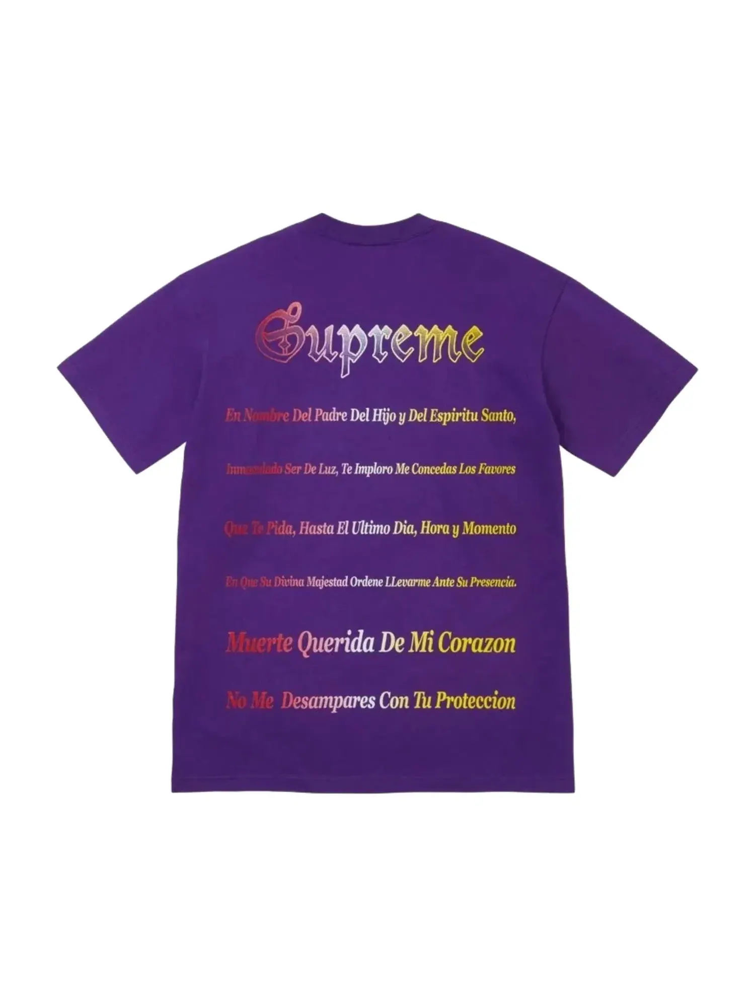 Футболка Supreme SS26 Grim Reaper, фиолетовая, SUP-SS26-159-PUR — изображение 2 из 2, фиолетовый