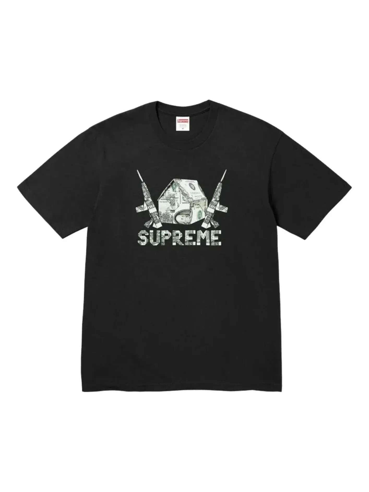 Футболка Supreme SS26 Origami, черная, SUP-SS26-160-BLK — изображение 1 из 1, черный