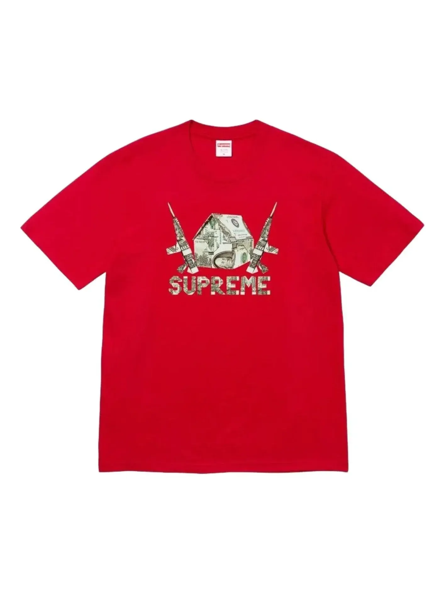 Футболка Supreme SS26 Origami — изображение 1 из 1, красный