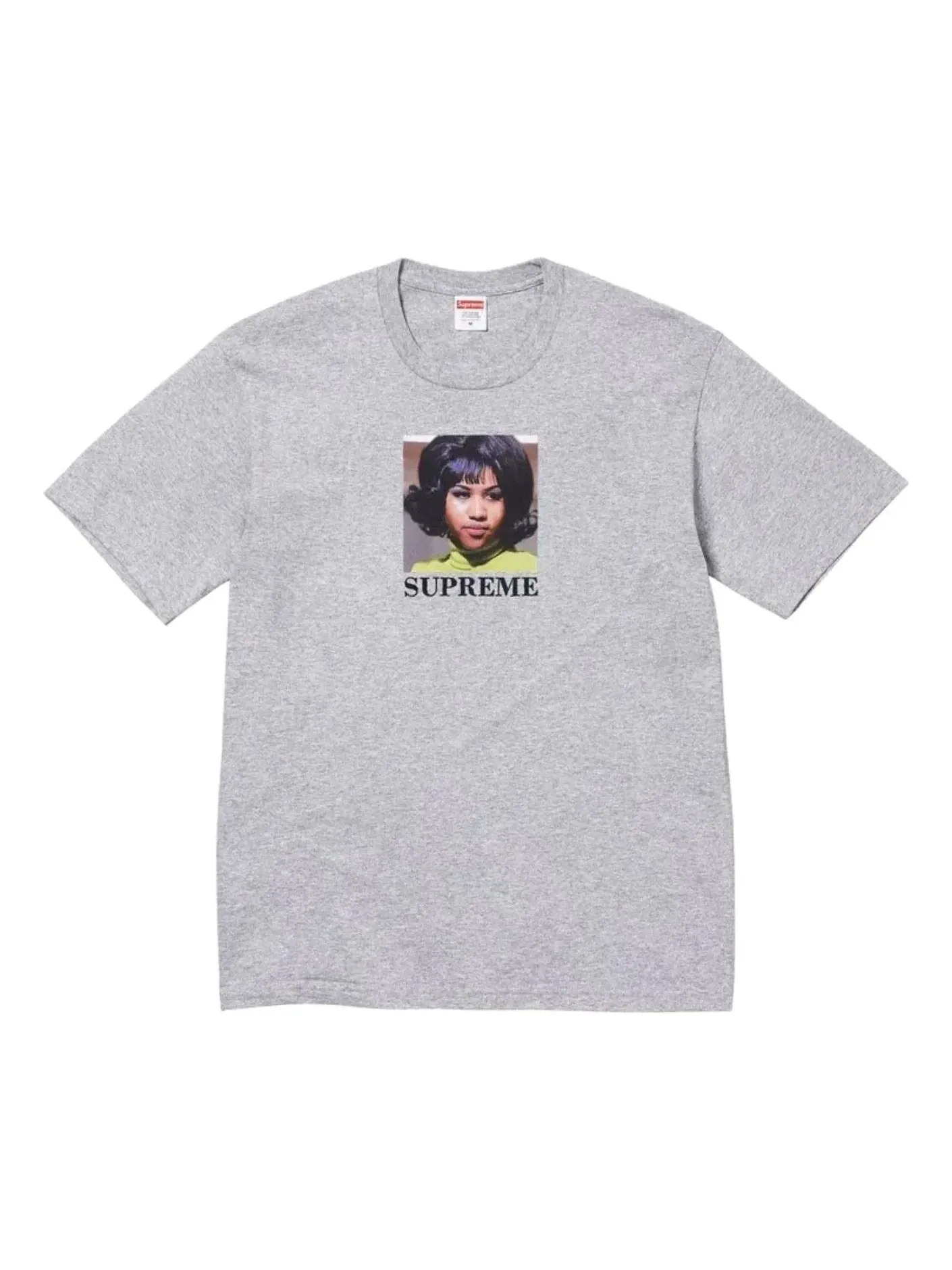 Футболка Supreme SS26 Aretha 'Heather Grey' SUP-SS26-161-GRY — изображение 1 из 1, серый