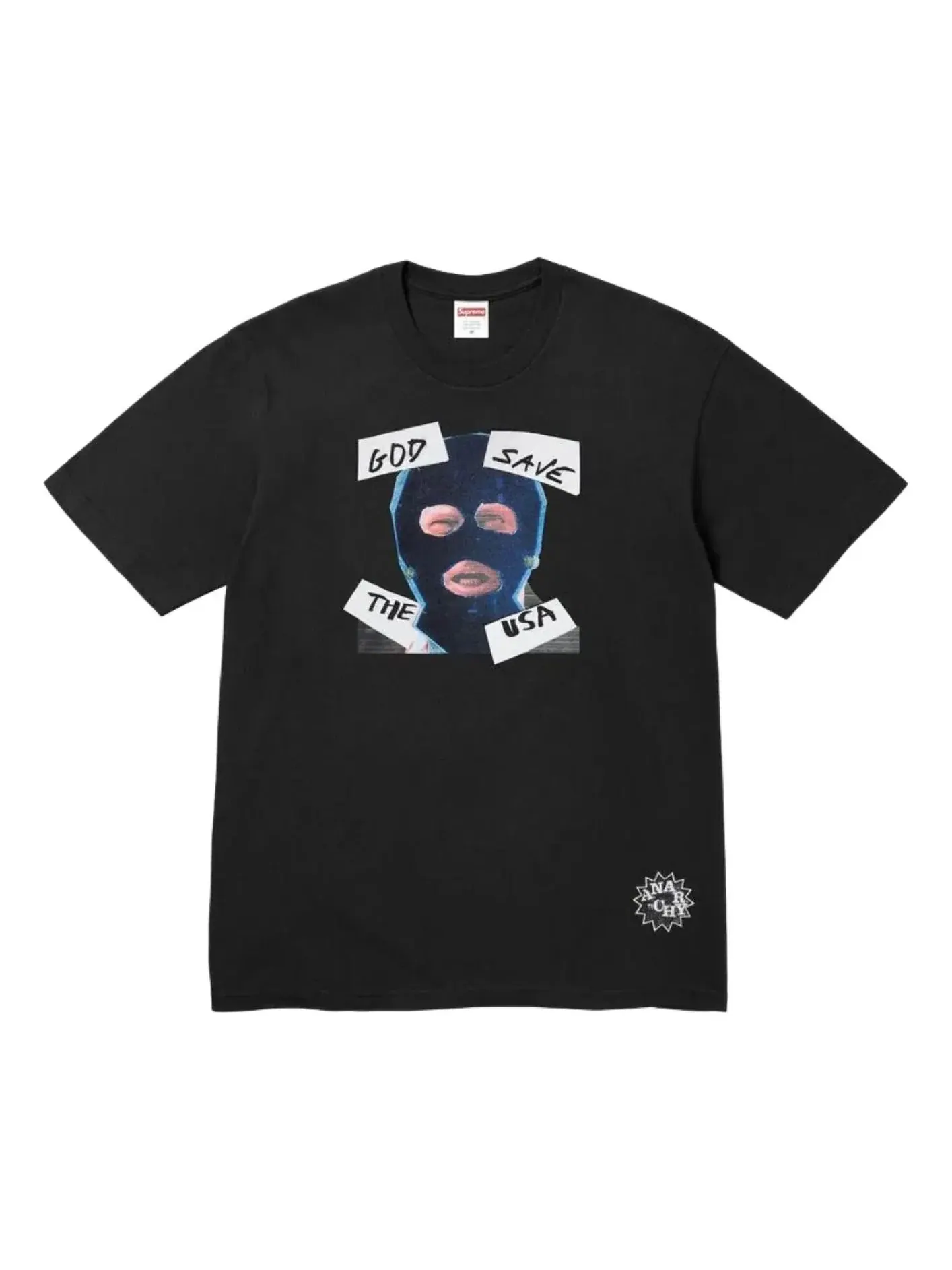 Футболка Supreme SS26 God Save Us, черная, SUP-SS26-162-BLK — изображение 1 из 2, черный