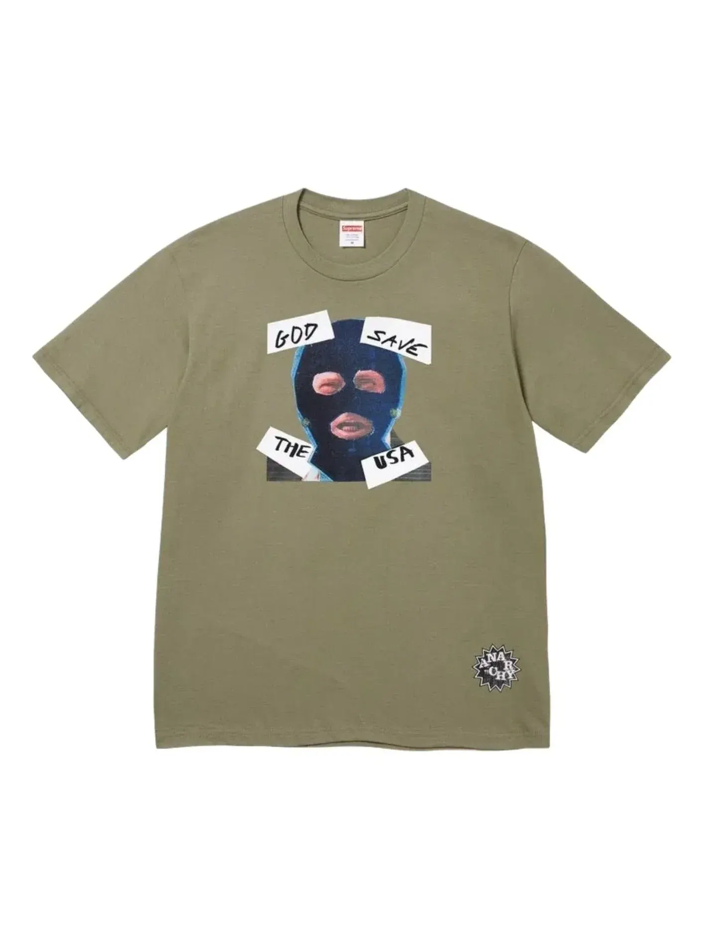 Футболка Supreme SS26 God Save Us — изображение 1 из 2, зеленый