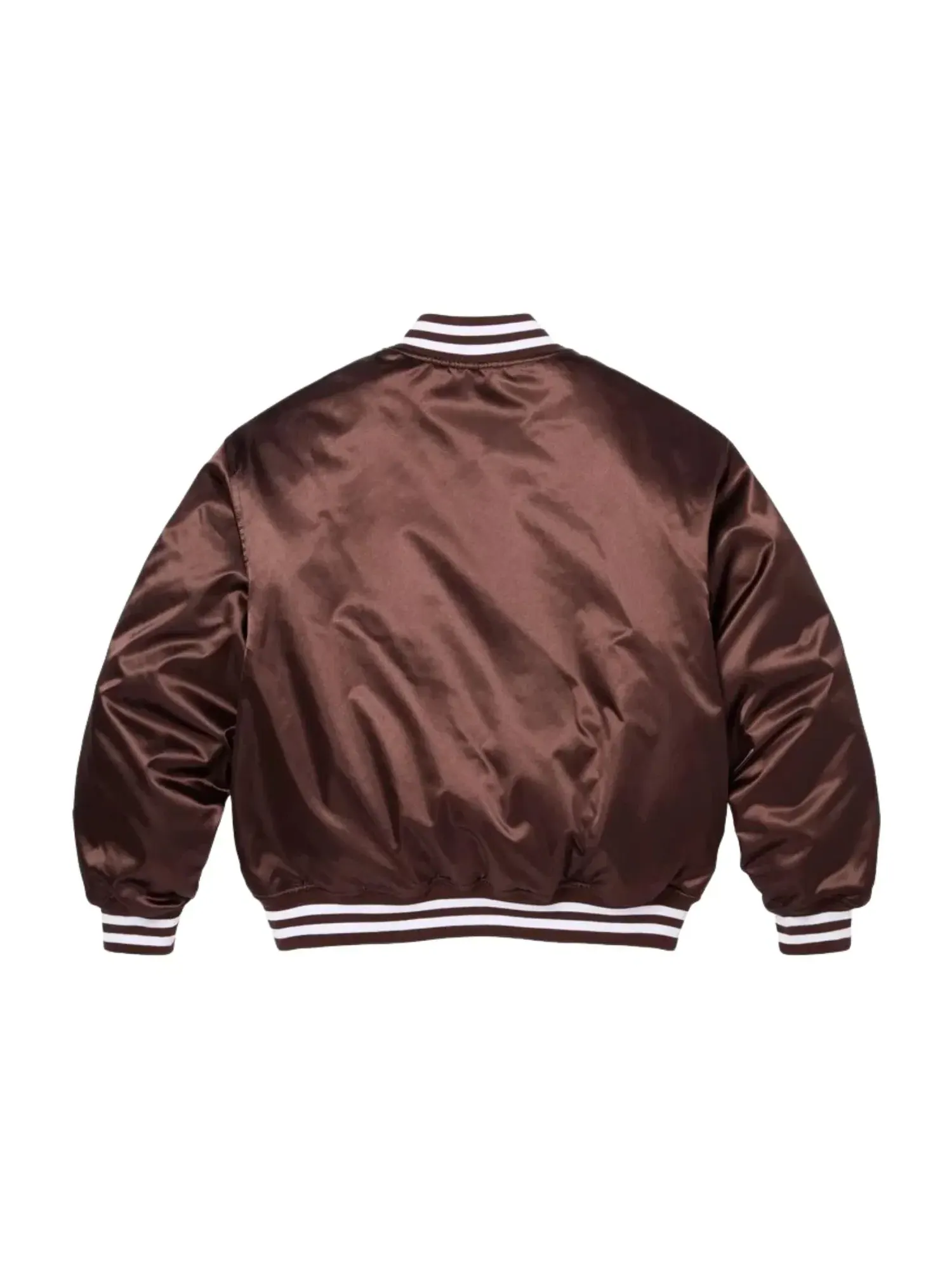 Куртка Supreme x Champion SS26 из атласа, коричневая, SUP-SS26-170-BRN — изображение 3 из 3, коричневый