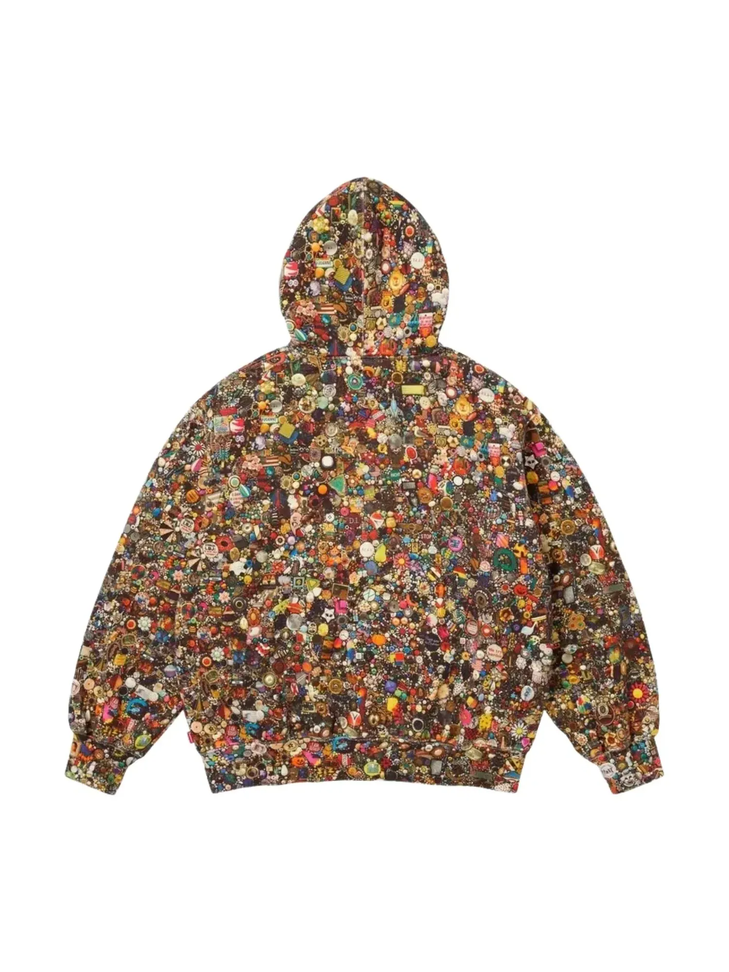 Толстовка Supreme x Mike Kelley SS26 на молнии с капюшоном, разноцветная, SUP-SS26-171 — изображение 2 из 2, мульти