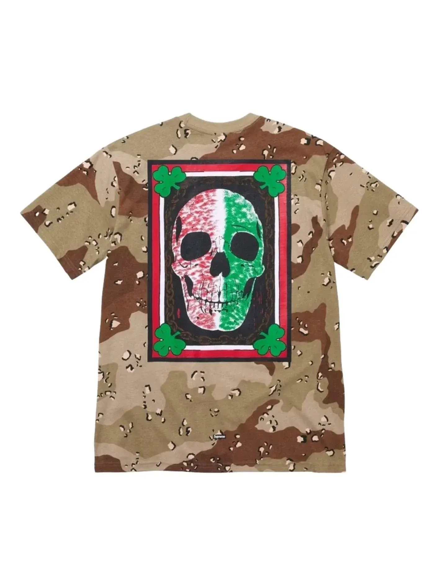Футболка Supreme x Mike Kelley SS26 Banner 'Chocolate Chip Camo' SUP-SS26-173-CCMO — изображение 1 из 2, коричневый