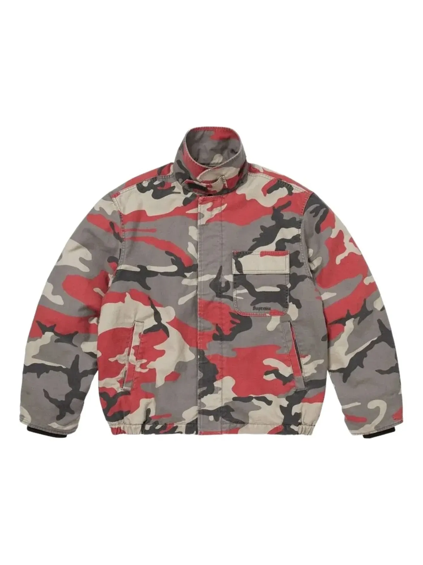 Куртка Supreme x Cordura SS26 Twill Utility Jacket 'Red Camo' SUP-SS26-182-RMO — изображение 1 из 3, мульти