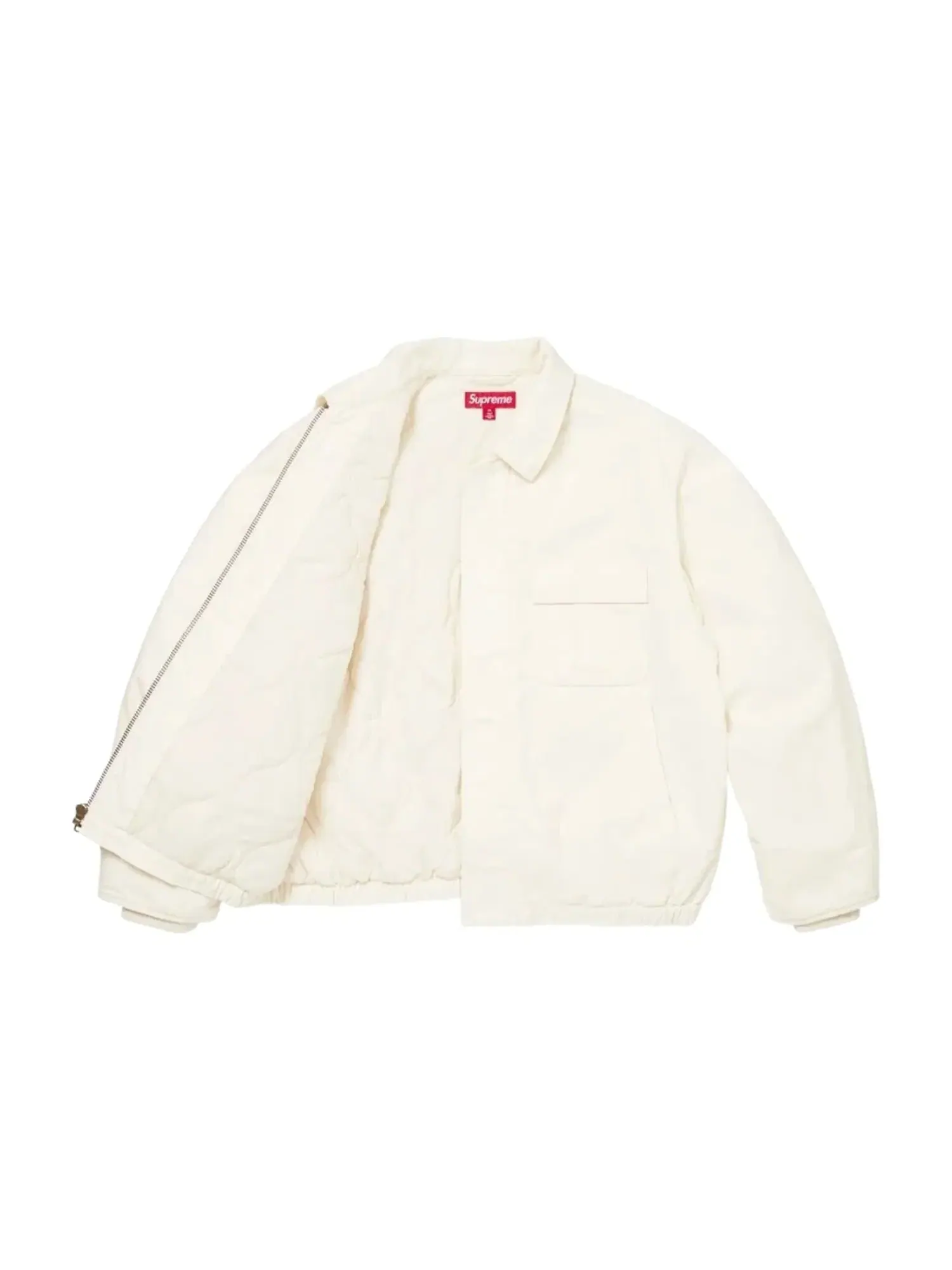 Куртка Supreme x Cordura SS26 Twill Utility Jacket 'White' SUP-SS26-182-WHT — изображение 2 из 3, белый