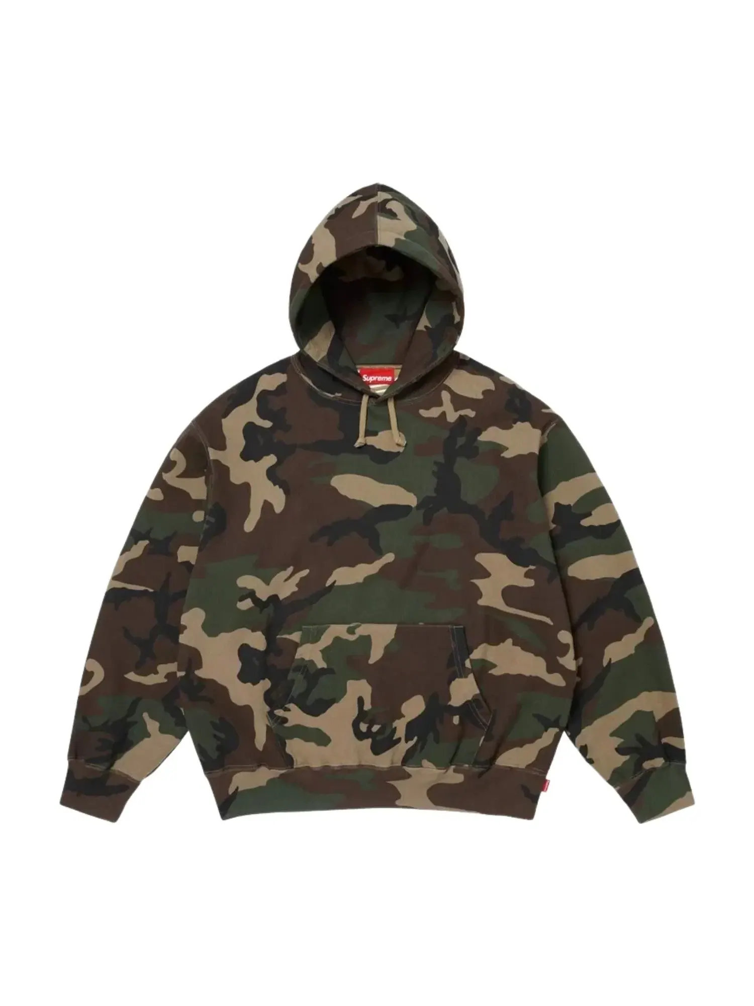 Толстовка Supreme SS26 с атласной аппликацией и капюшоном — изображение 2 из 2, зеленый