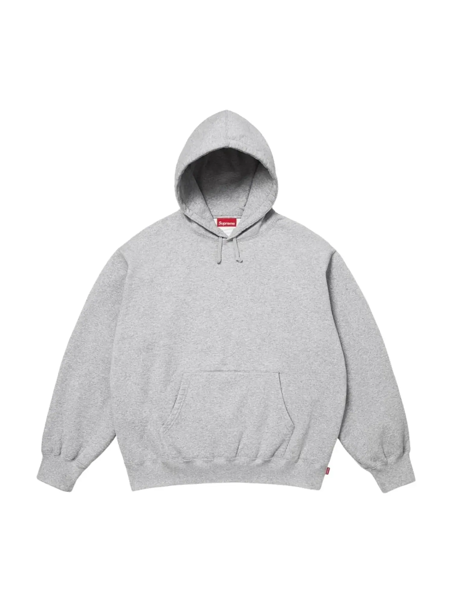 Толстовка Supreme SS26 с капюшоном и аппликацией из атласа — изображение 2 из 2, серый