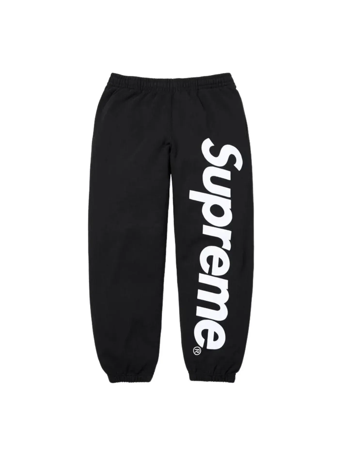 Спортивные штаны Supreme SS26 с атласной аппликацией — изображение 1 из 2, черный