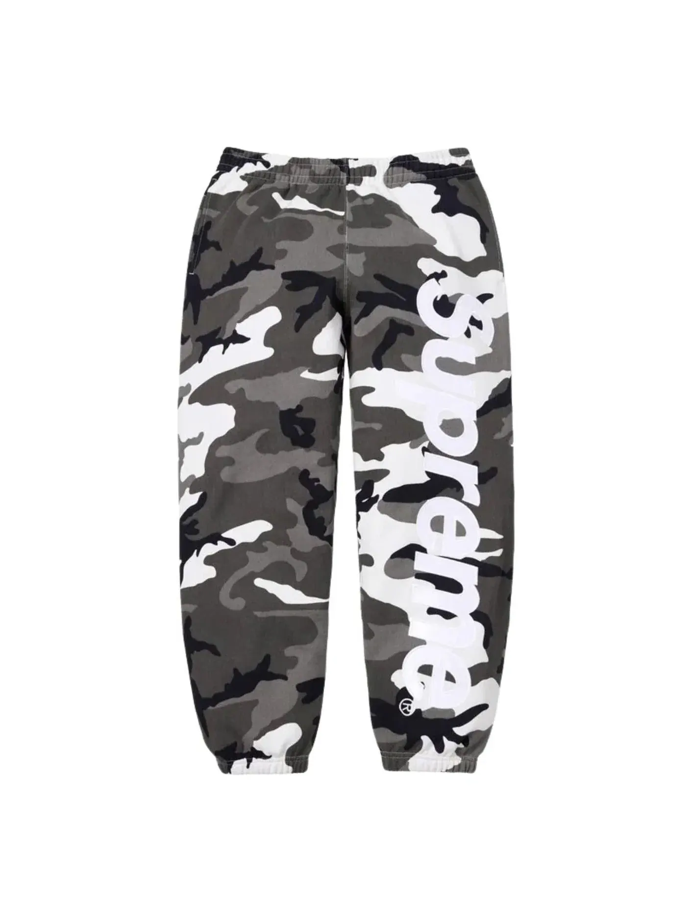 Спортивные штаны Supreme SS26 с атласной аппликацией — изображение 1 из 2, белый