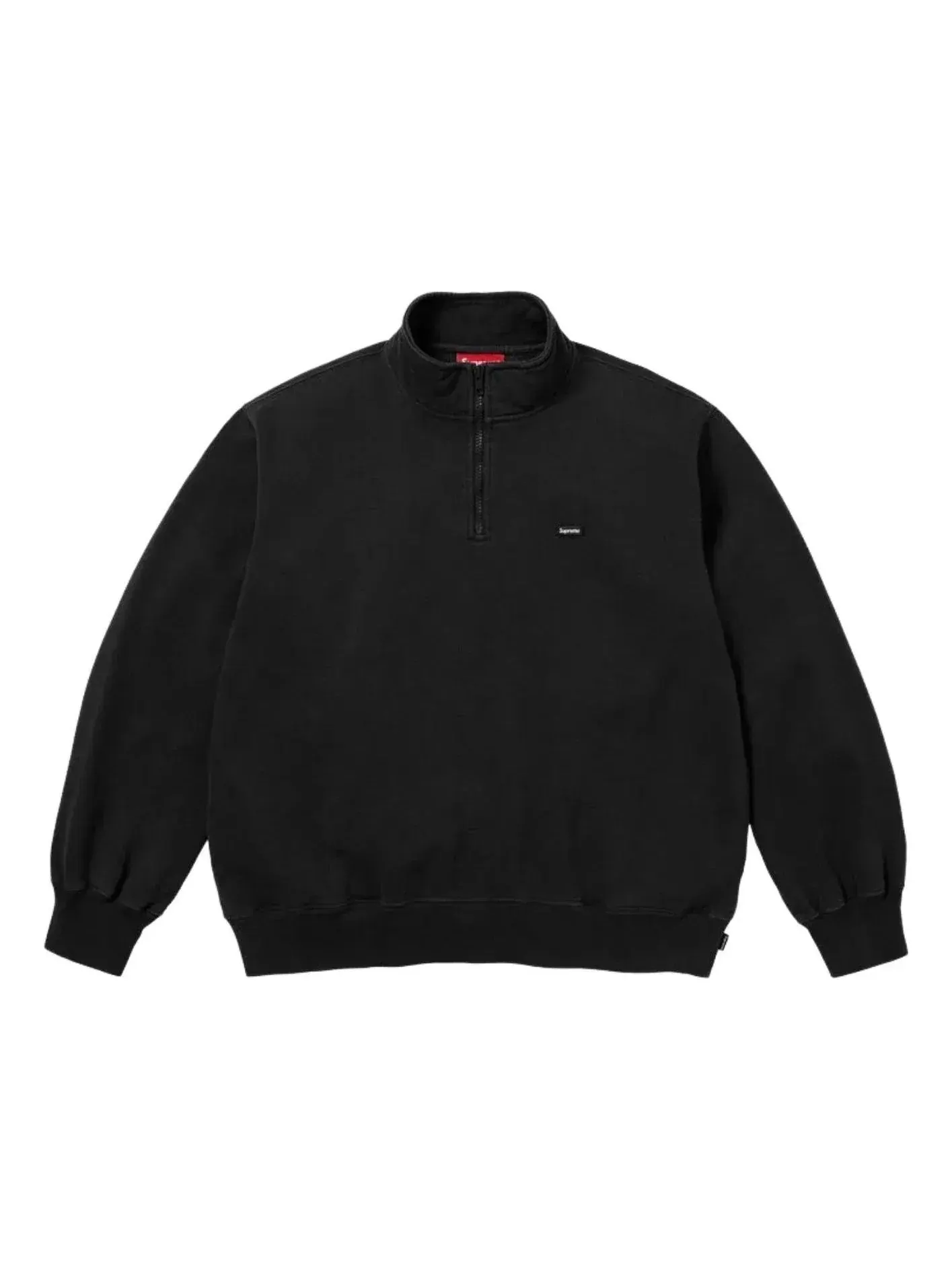 Пуловер Supreme SS26 Small Box Half Zip 'Black' SUP-SS26-200-BLK — изображение 1 из 1, черный