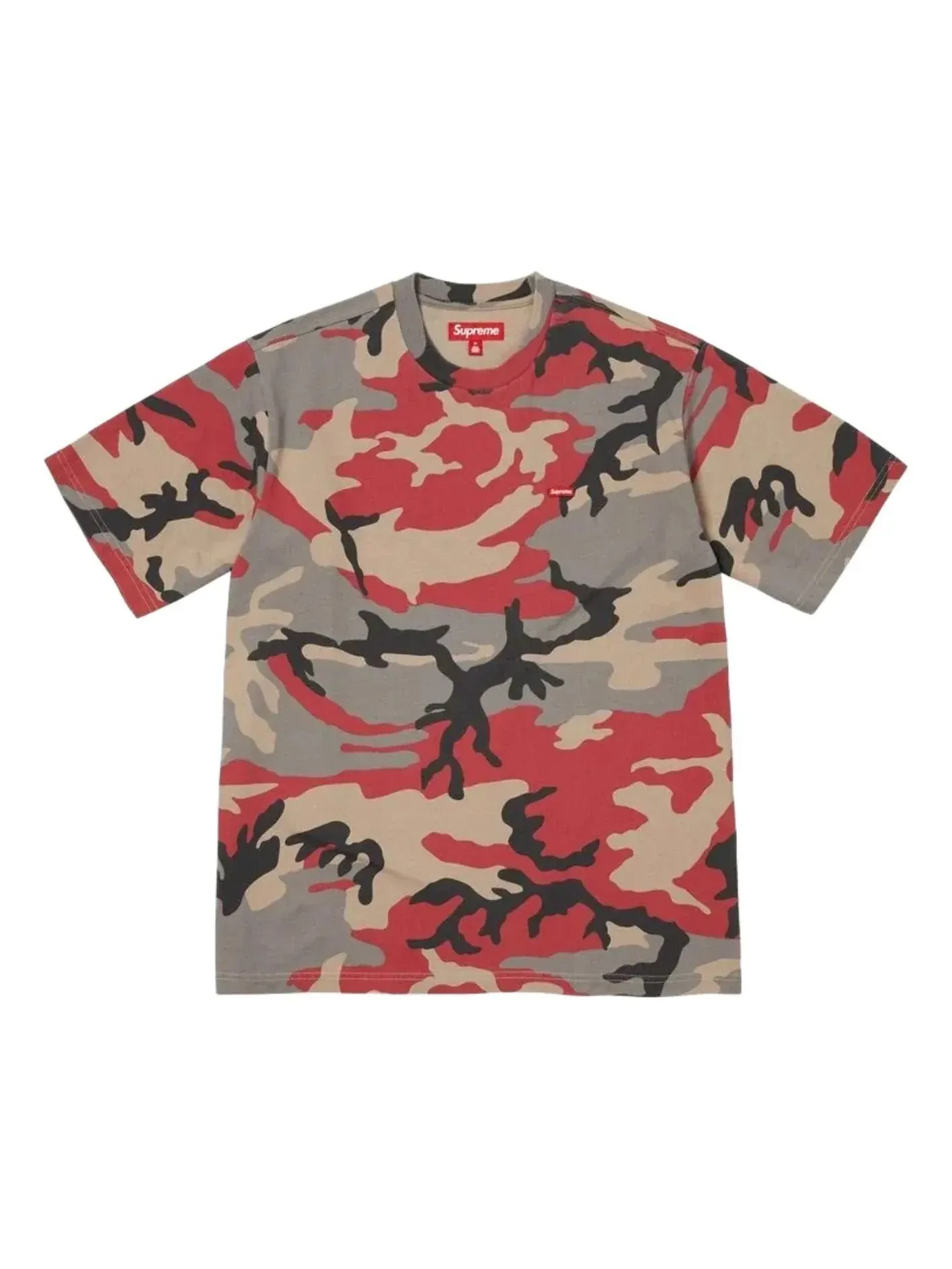 Футболка Supreme SS26 Small Box 'Red Camo' SUP-SS26-202-RAM — изображение 1 из 1, мульти