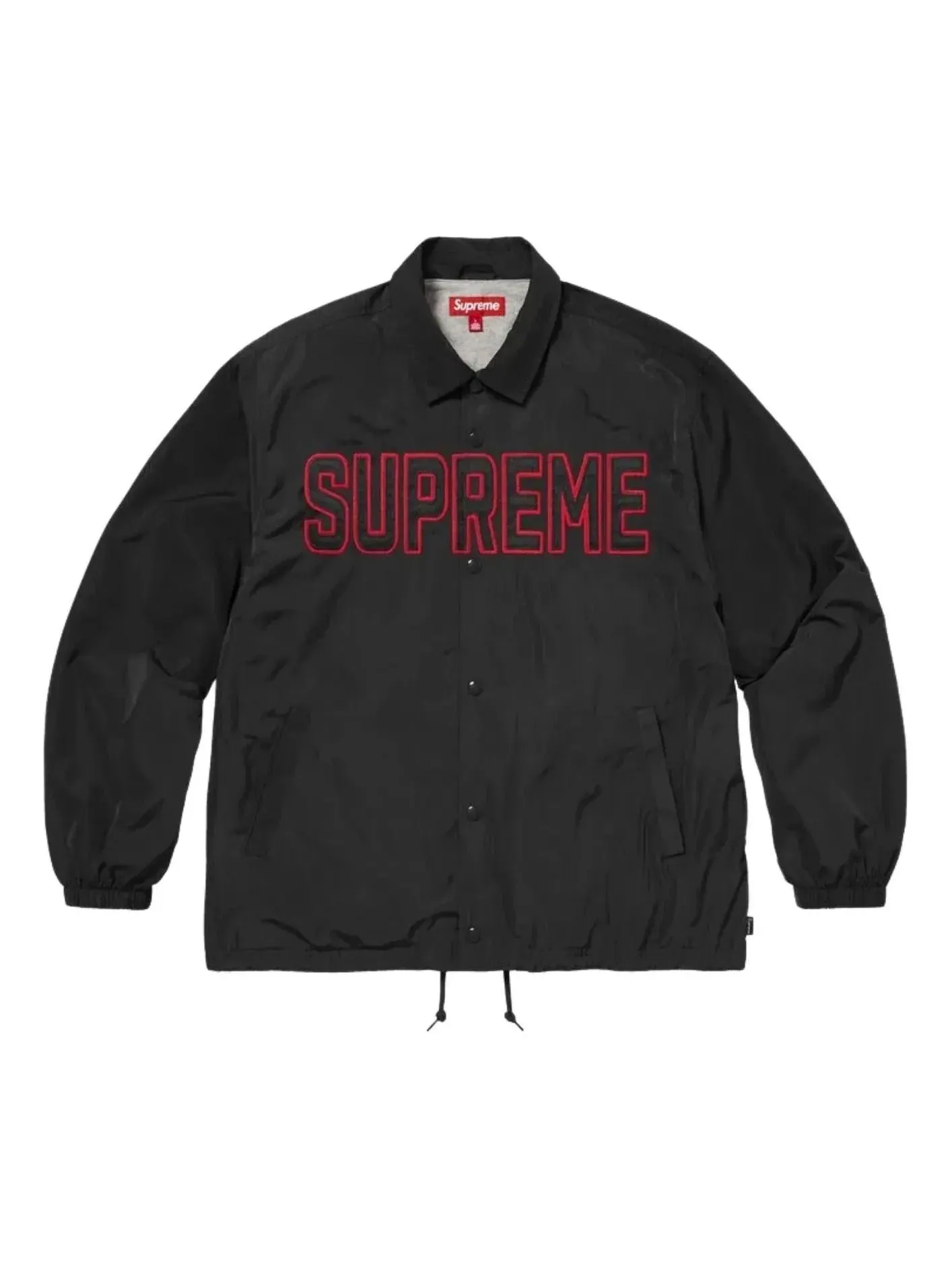 Куртка Supreme SS26 Spellout Coaches Jacket — изображение 1 из 3, черный