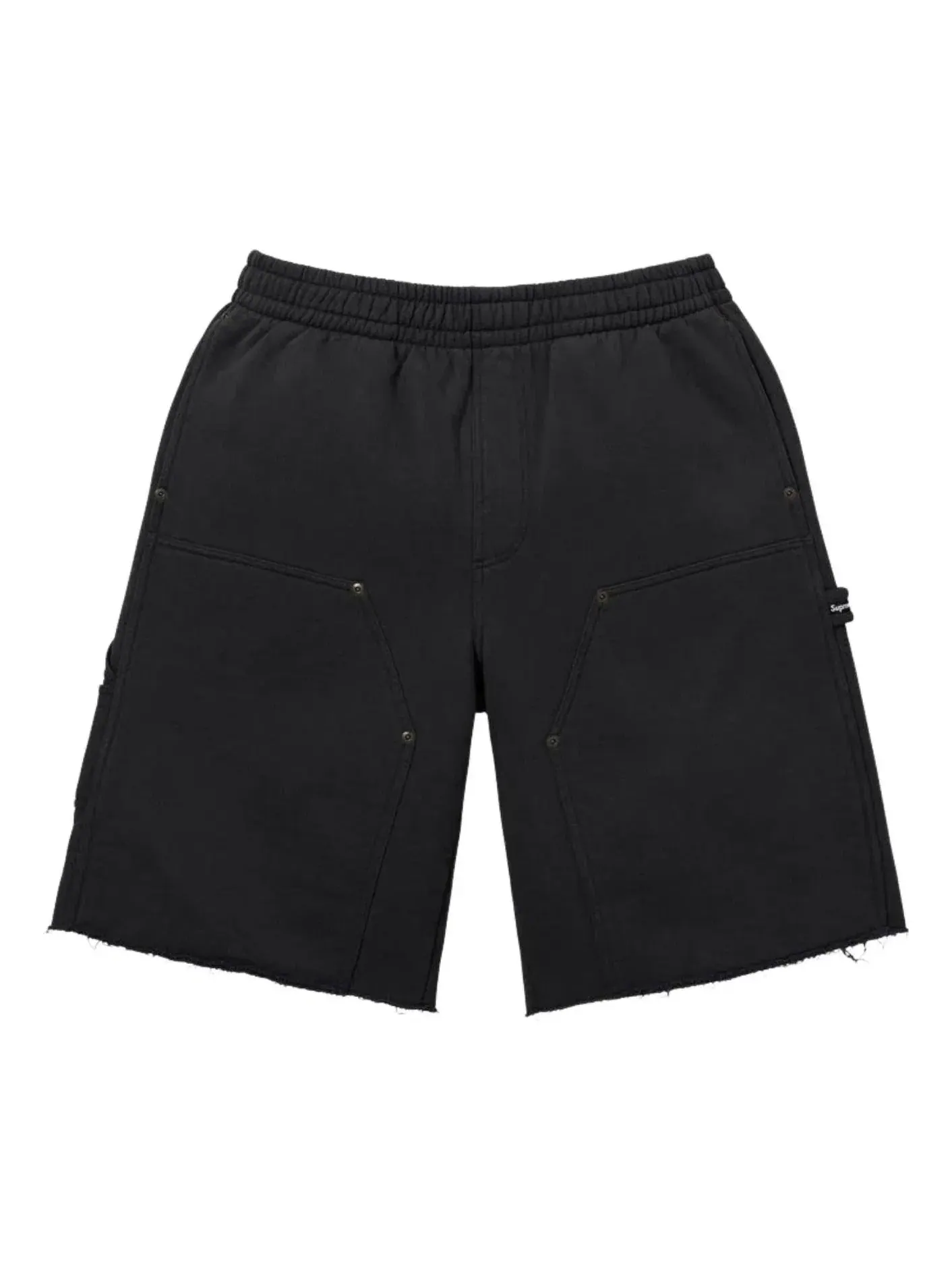 Спортивные шорты Supreme SS26 Double Knee Painter Sweatshort 'Black' SUP-SS26-204-BLK — изображение 1 из 2, синий