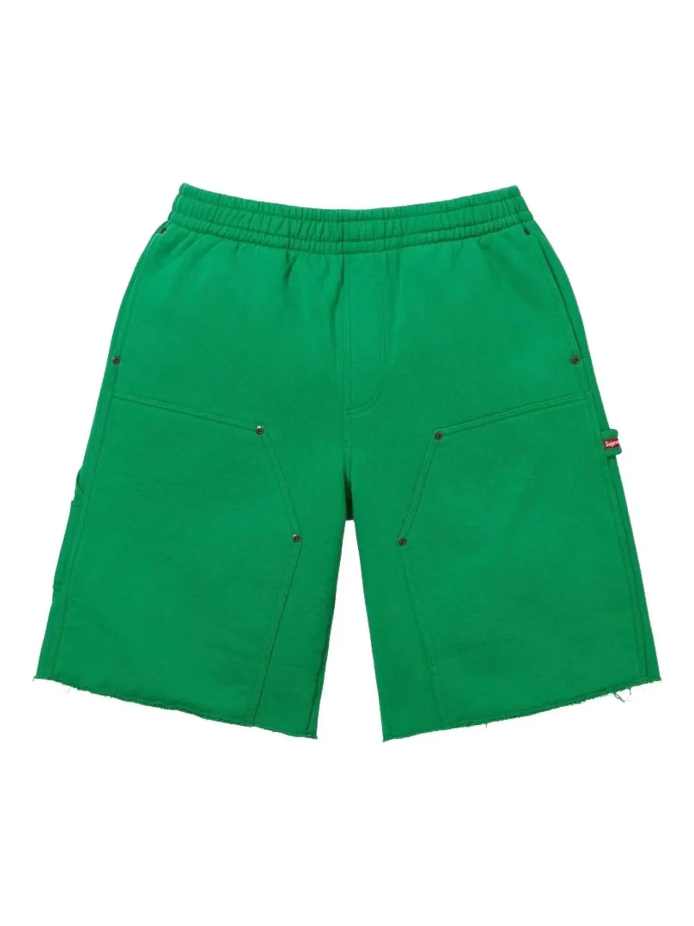 Спортивные шорты Supreme SS26 Double Knee Painter Sweatshort 'Green' SUP-SS26-204-GRN — изображение 1 из 2, зеленый