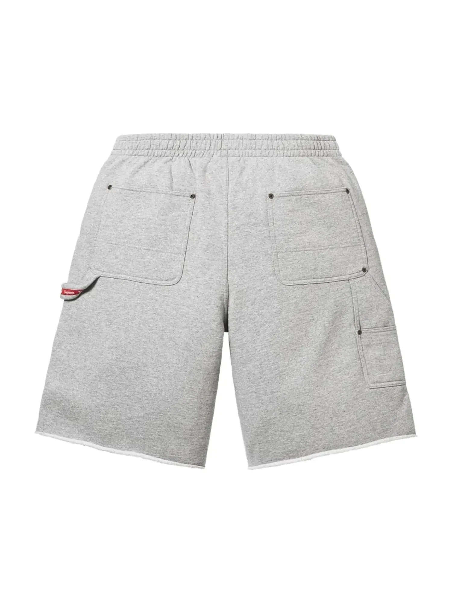 Спортивные шорты Supreme SS26 Double Knee Painter Sweatshort 'Heather Grey' SUP-SS26-204-GRY — изображение 2 из 2, серый