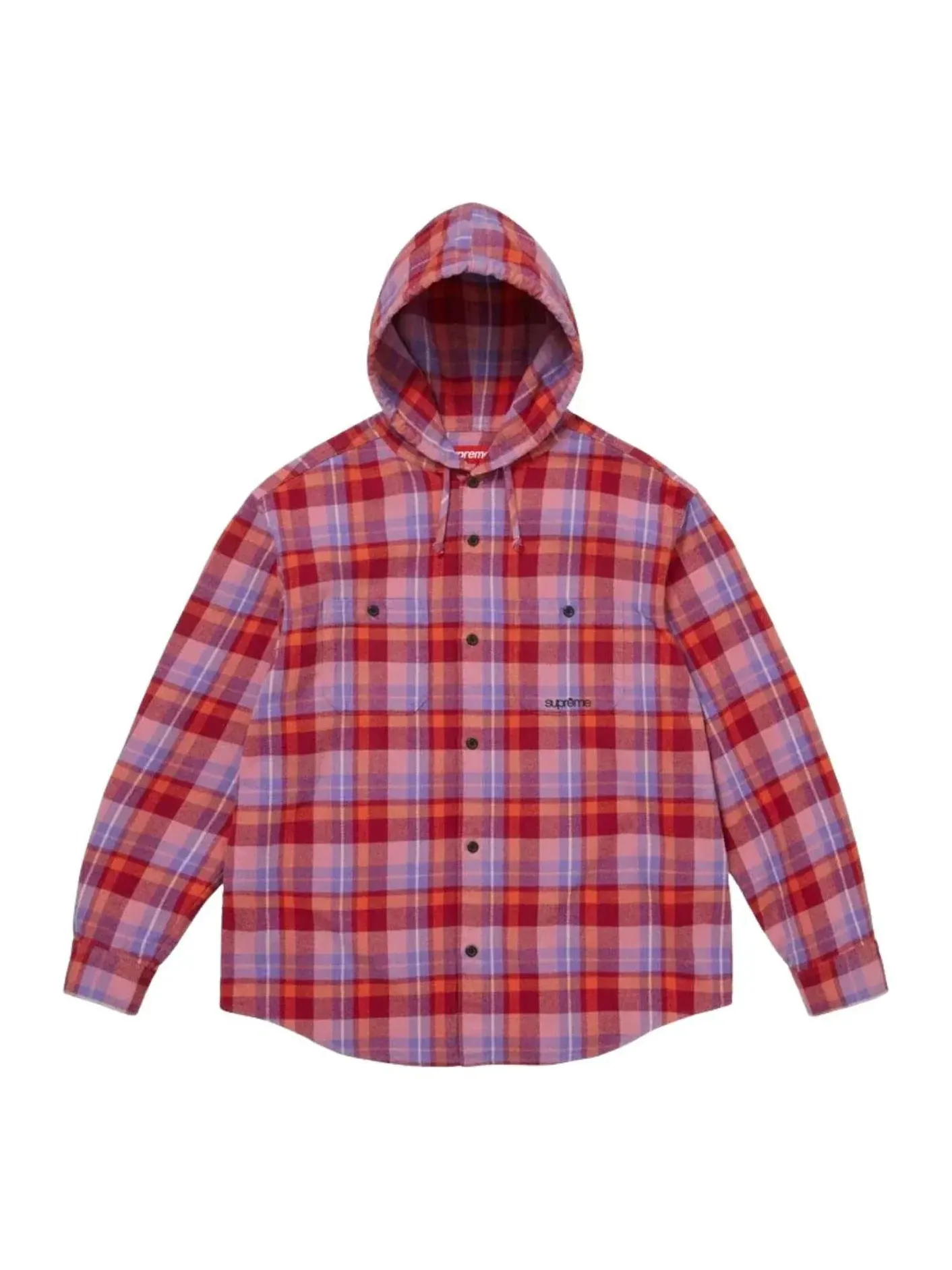 Рубашка-рубашка Supreme SS26 с капюшоном — изображение 1 из 1, розовый