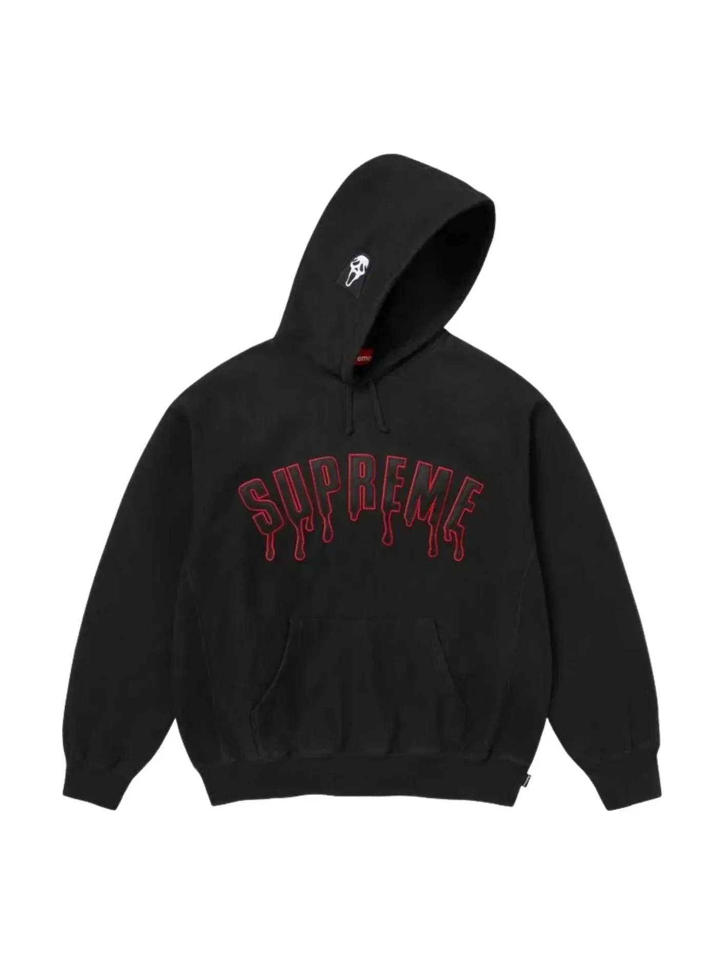 Толстовка Supreme x Ghostface SS26 Arc с капюшоном — изображение 1 из 1, черный