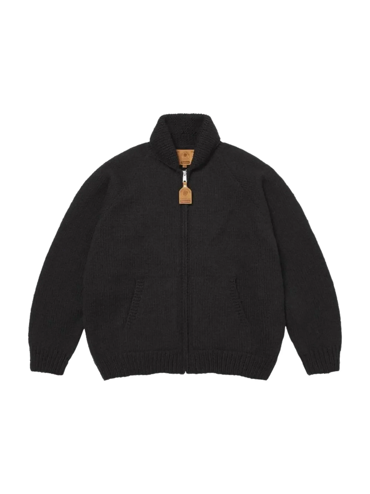 Свитер Supreme x Ghostface SS26 Cowichan, черный, SUP-SS26-208-BLK — изображение 2 из 2