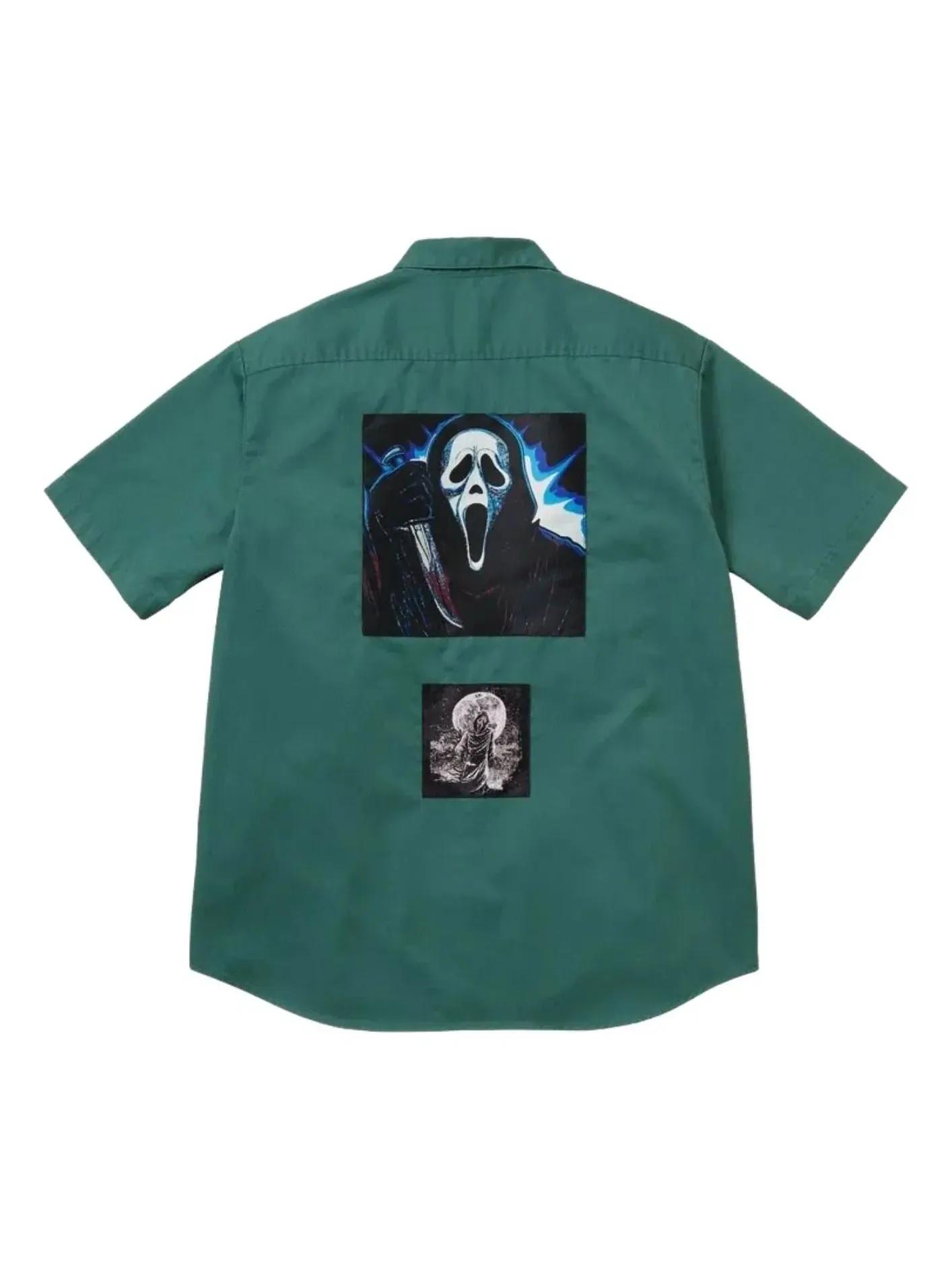 Рабочая рубашка Supreme x Ghostface SS26 S/S 'Work Green' SUP-SS26-210-GRN — изображение 1 из 2, зеленый