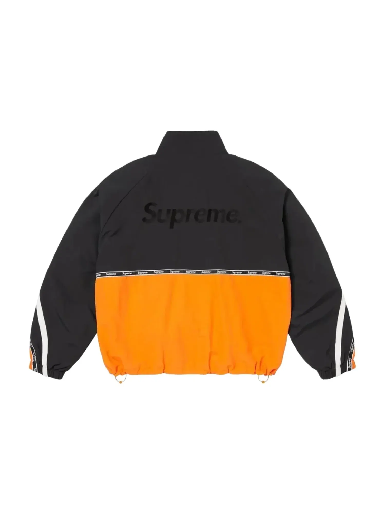Спортивная куртка Supreme SS26 с логотипом и лентой — изображение 2 из 2, черный