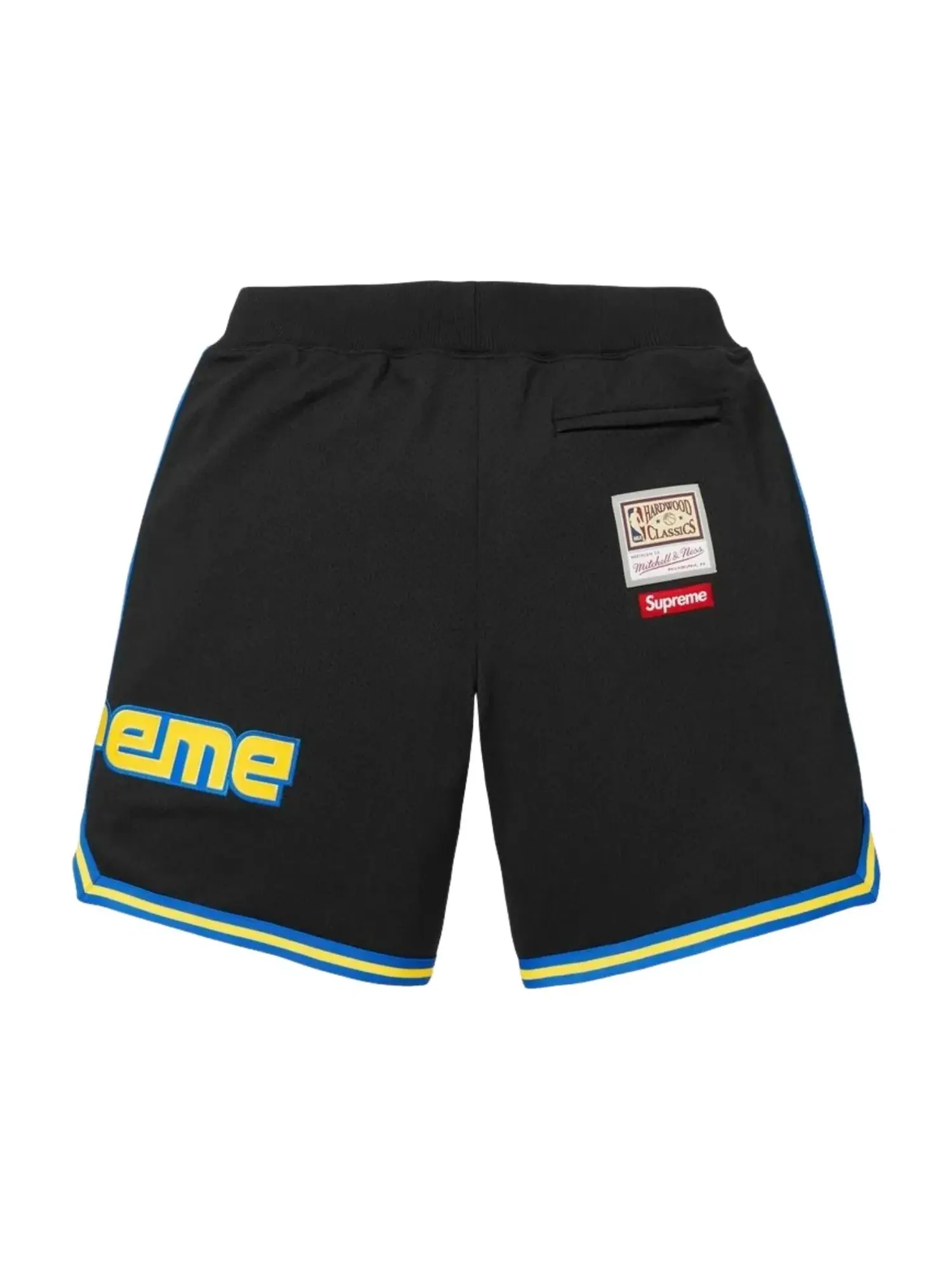 Баскетбольные шорты Supreme x Mitchell & Ness SS26 Teams — изображение 2 из 2, черный