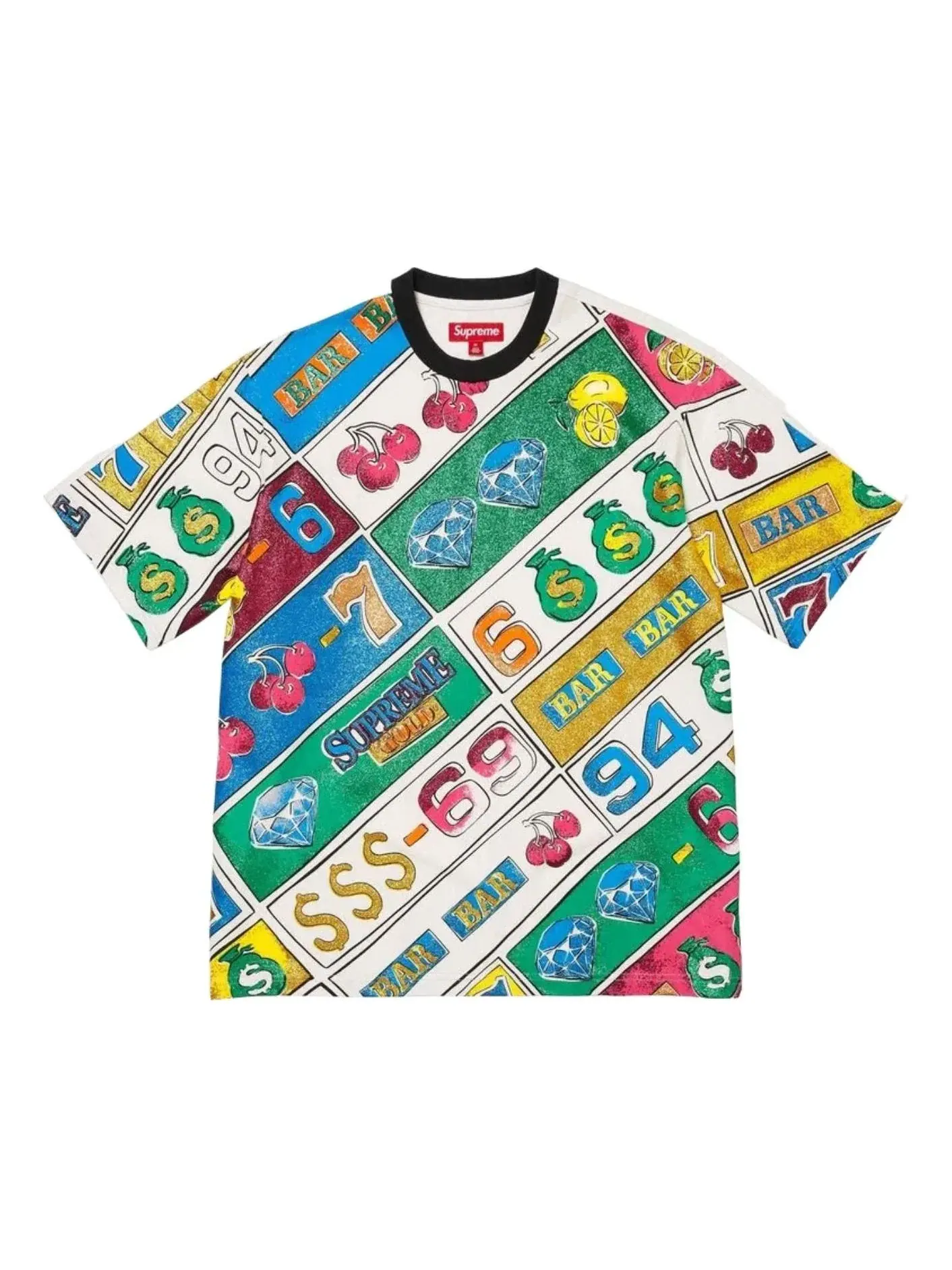 Футболка Supreme SS26 Slot Machine S/S, белая, SUP-SS26-291-WHT — изображение 1 из 1, белый