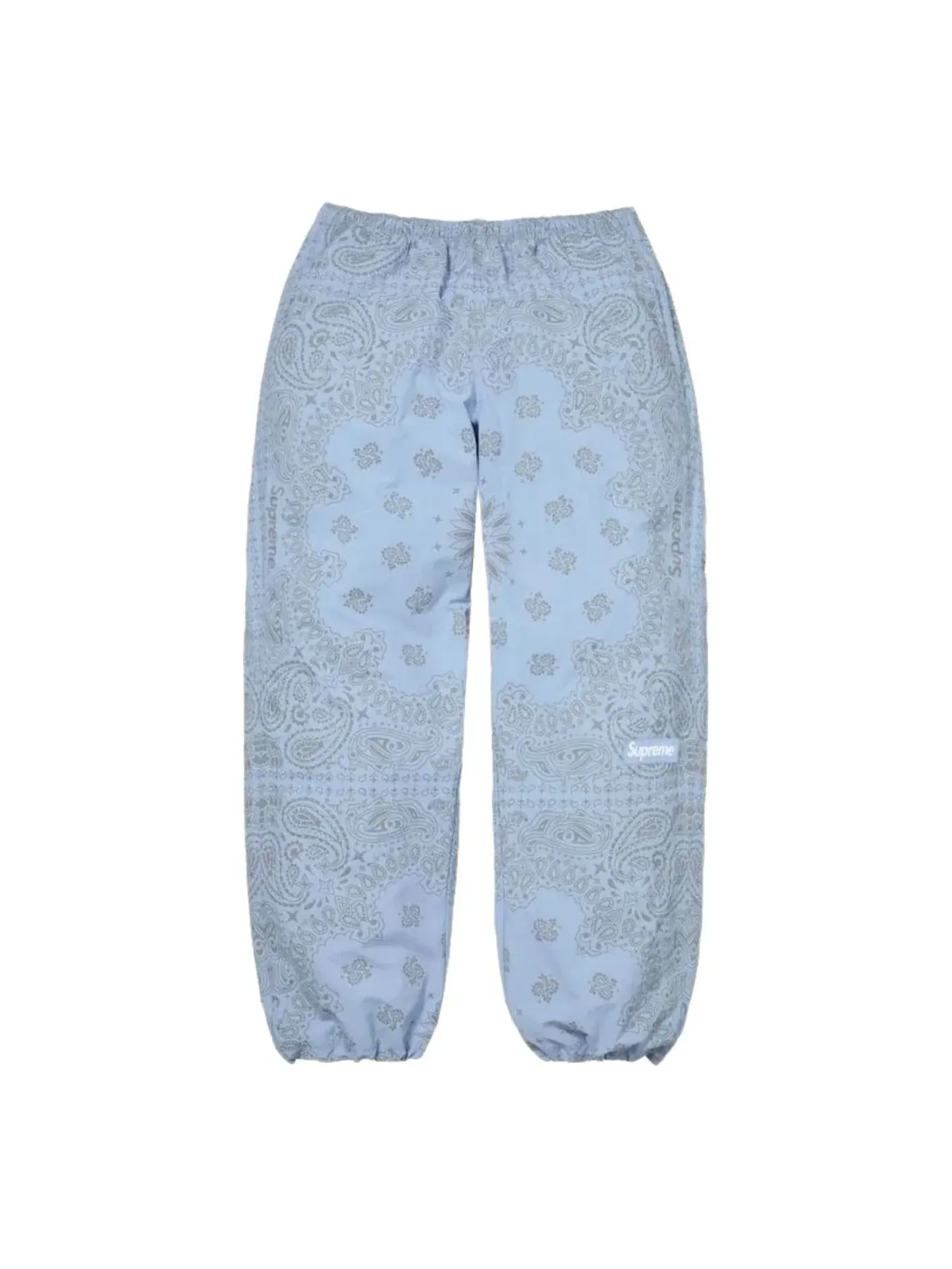 Мужские спортивные штаны с принтом Reflective Bandana Track Pant Supreme — изображение 1 из 3, синий