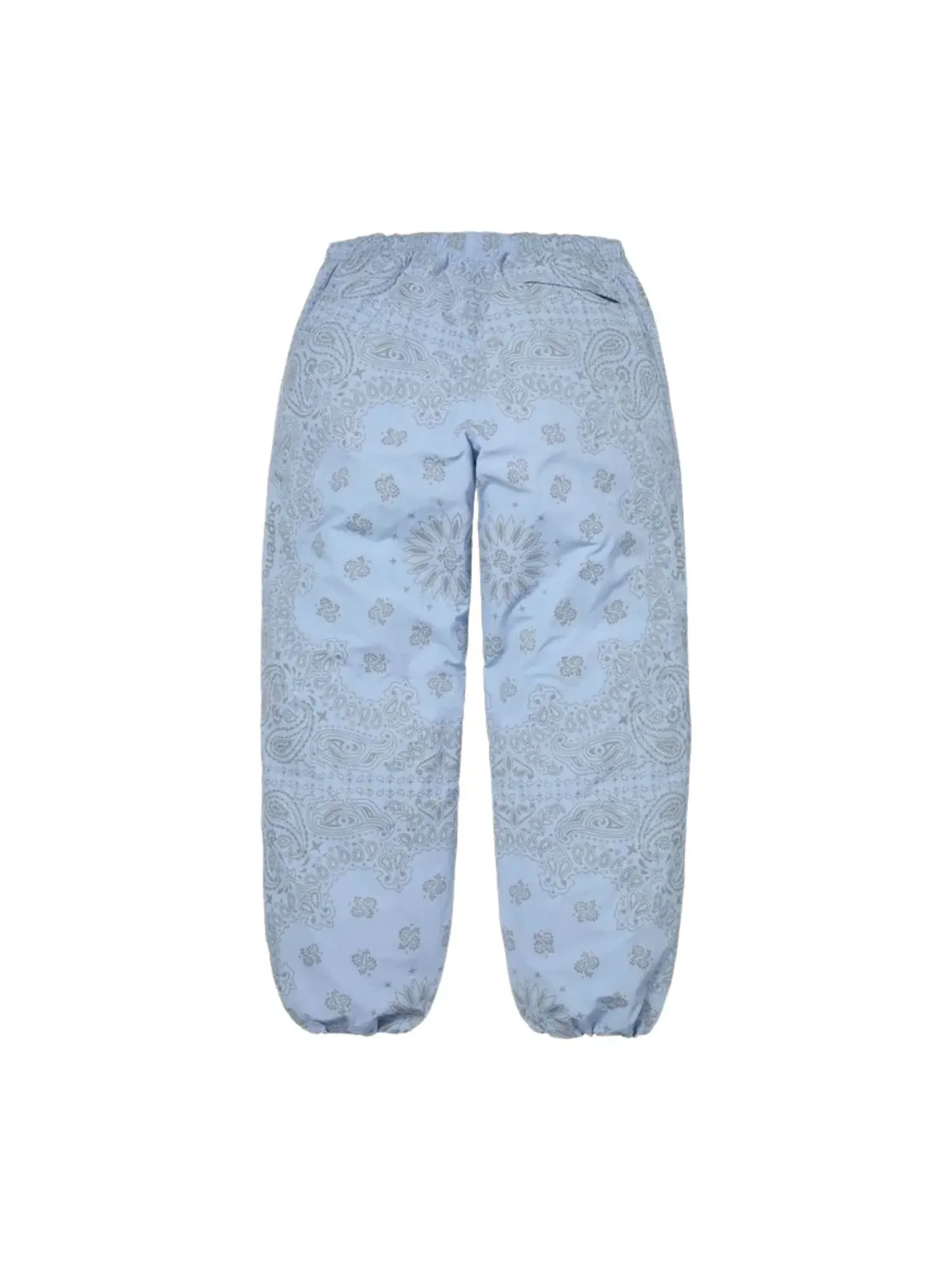 Мужские спортивные штаны с принтом Reflective Bandana Track Pant Supreme — изображение 3 из 3, синий