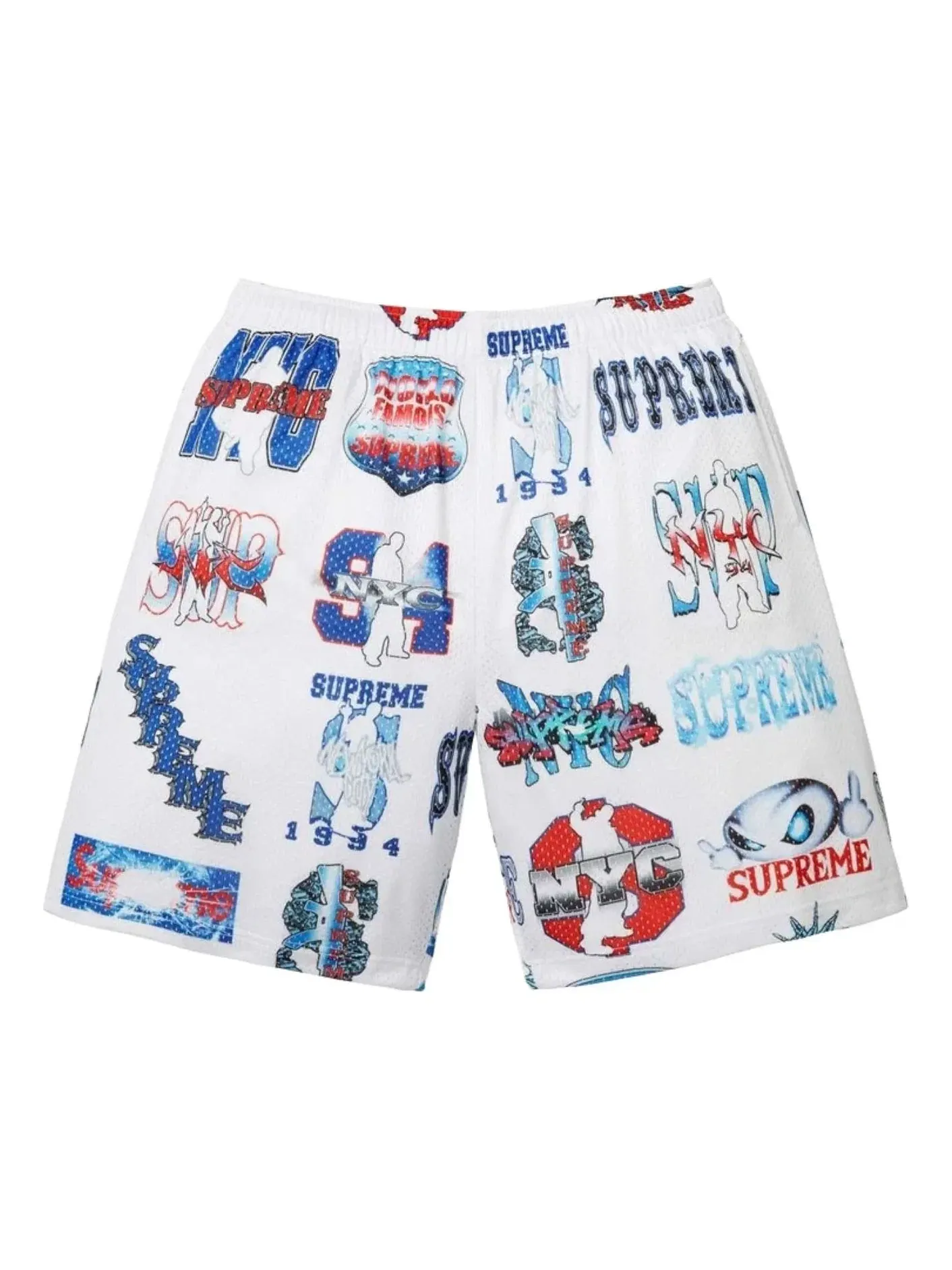 Мужские шорты Flash Mesh Short Supreme — изображение 1 из 2, белый