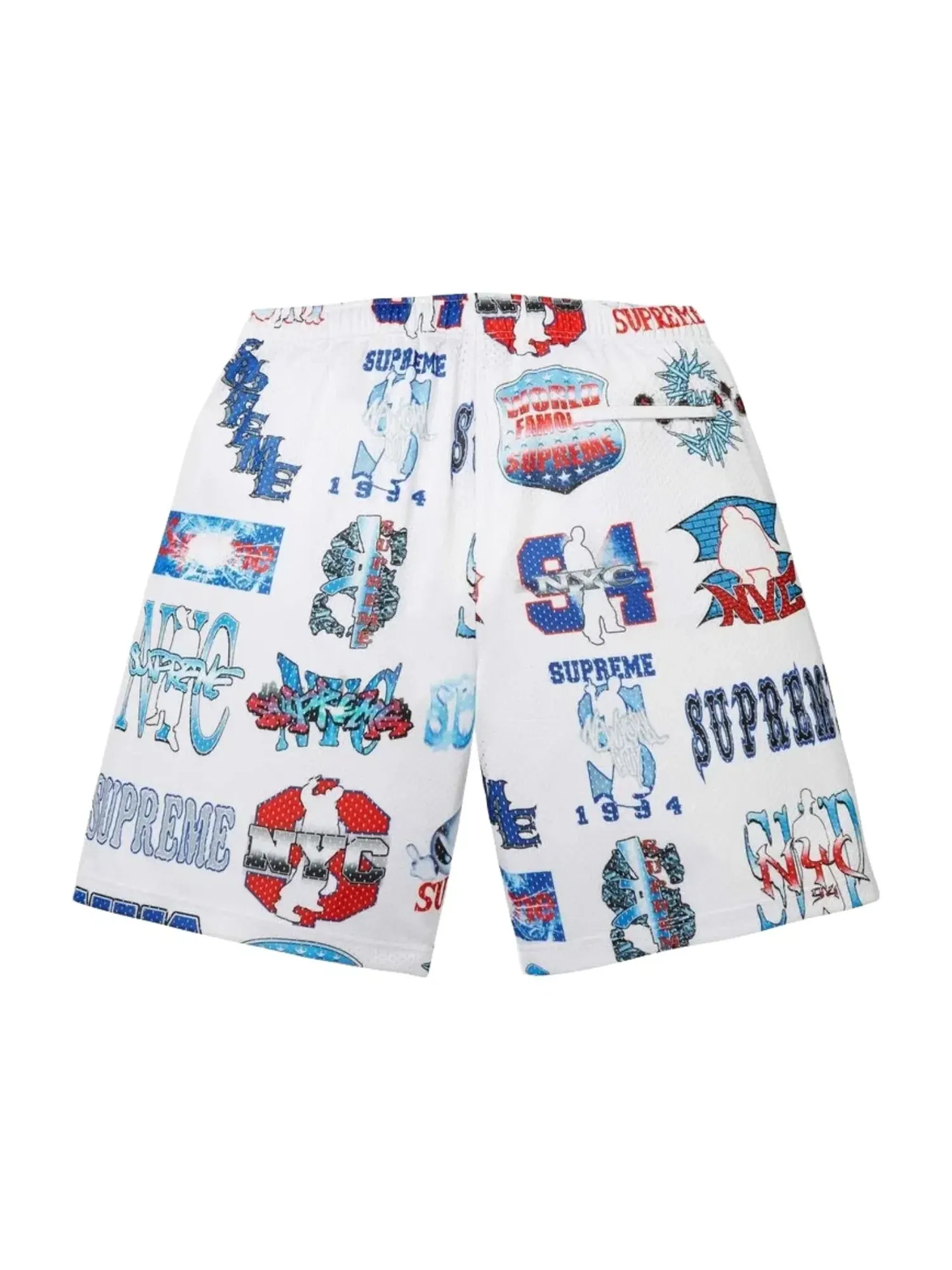 Мужские шорты Flash Mesh Short Supreme — изображение 2 из 2, белый