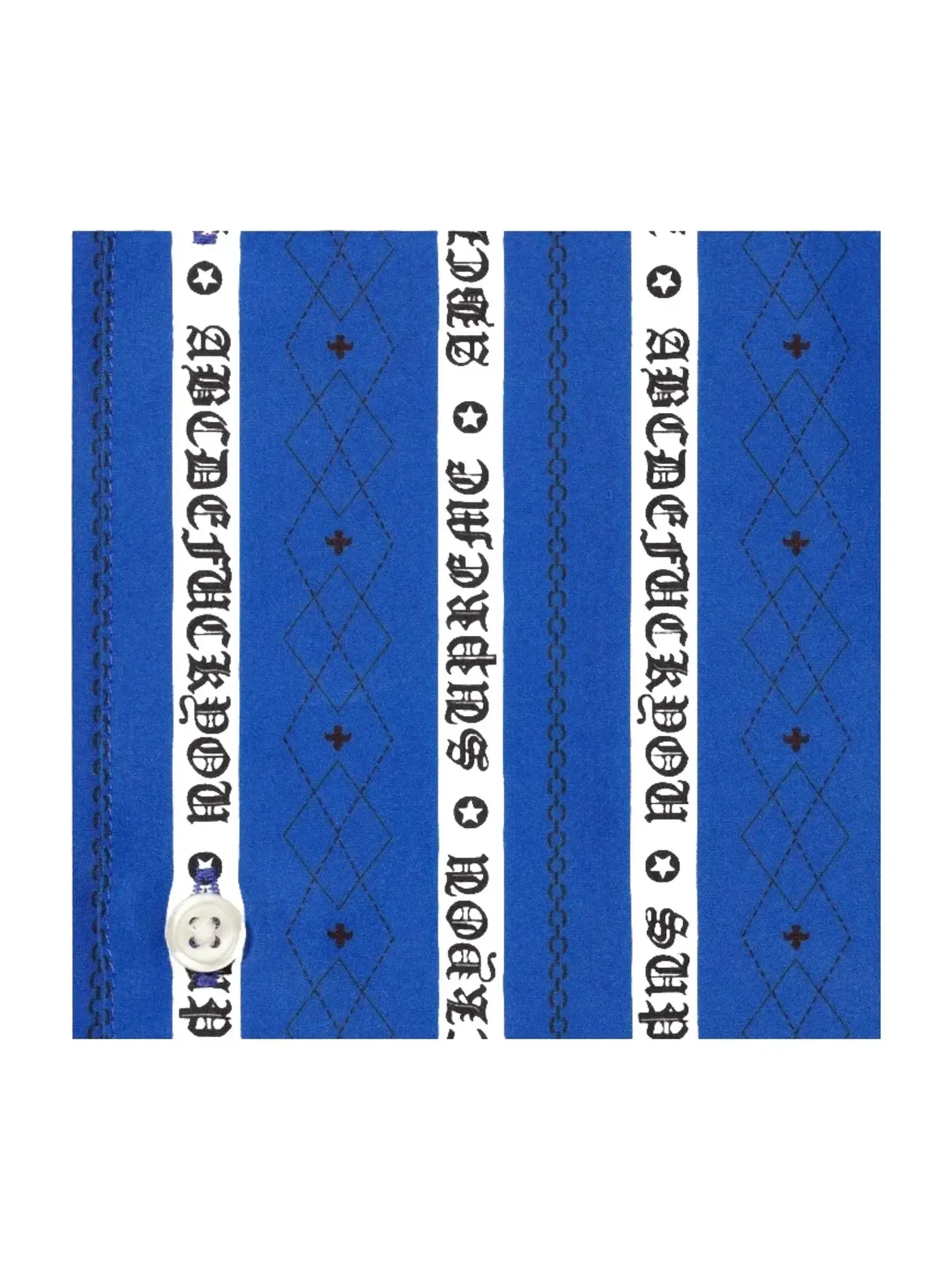 Мужская рубашка с длинным рукавом Old English Stripe Supreme — изображение 2 из 2, синий