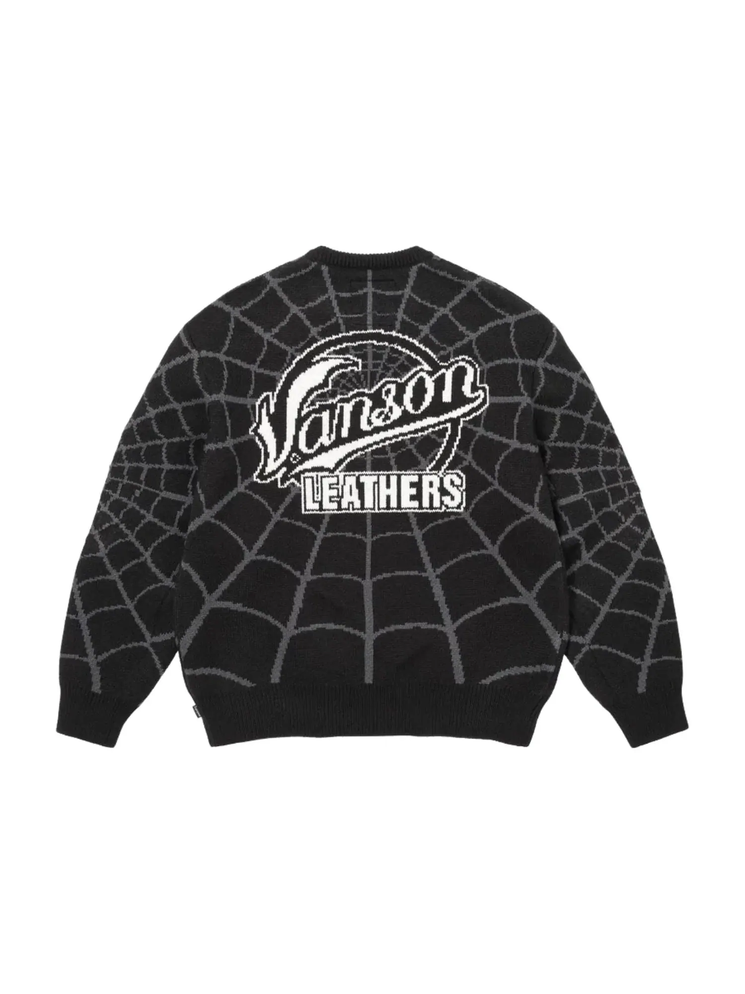 Свитер Supreme x Vanson Leathers SS26 Spider-Man, черный, SUP-SS26-302-BLK — изображение 2 из 2