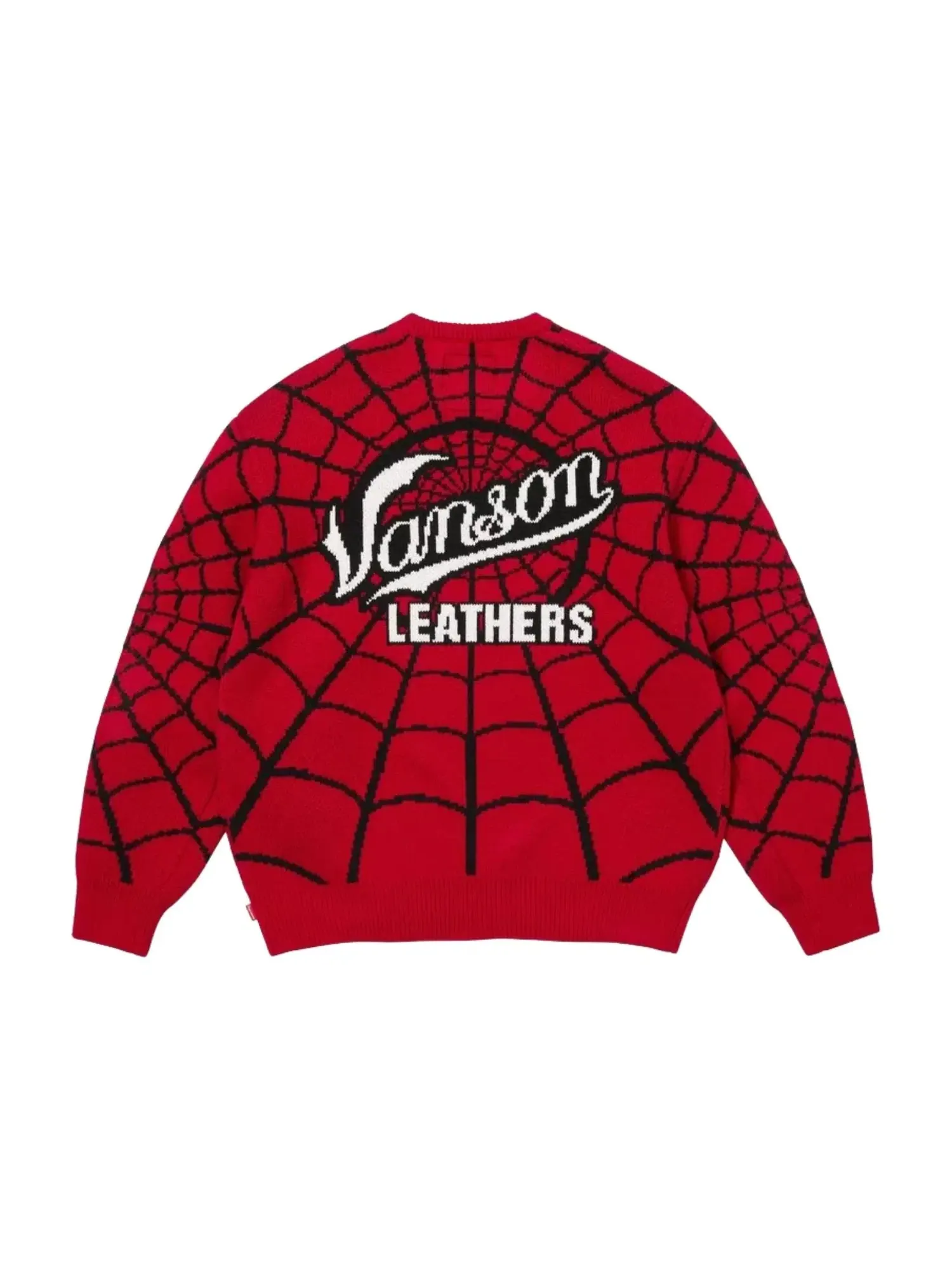 Свитер Supreme x Vanson Leathers SS26 Spider-Man — изображение 2 из 2, красный