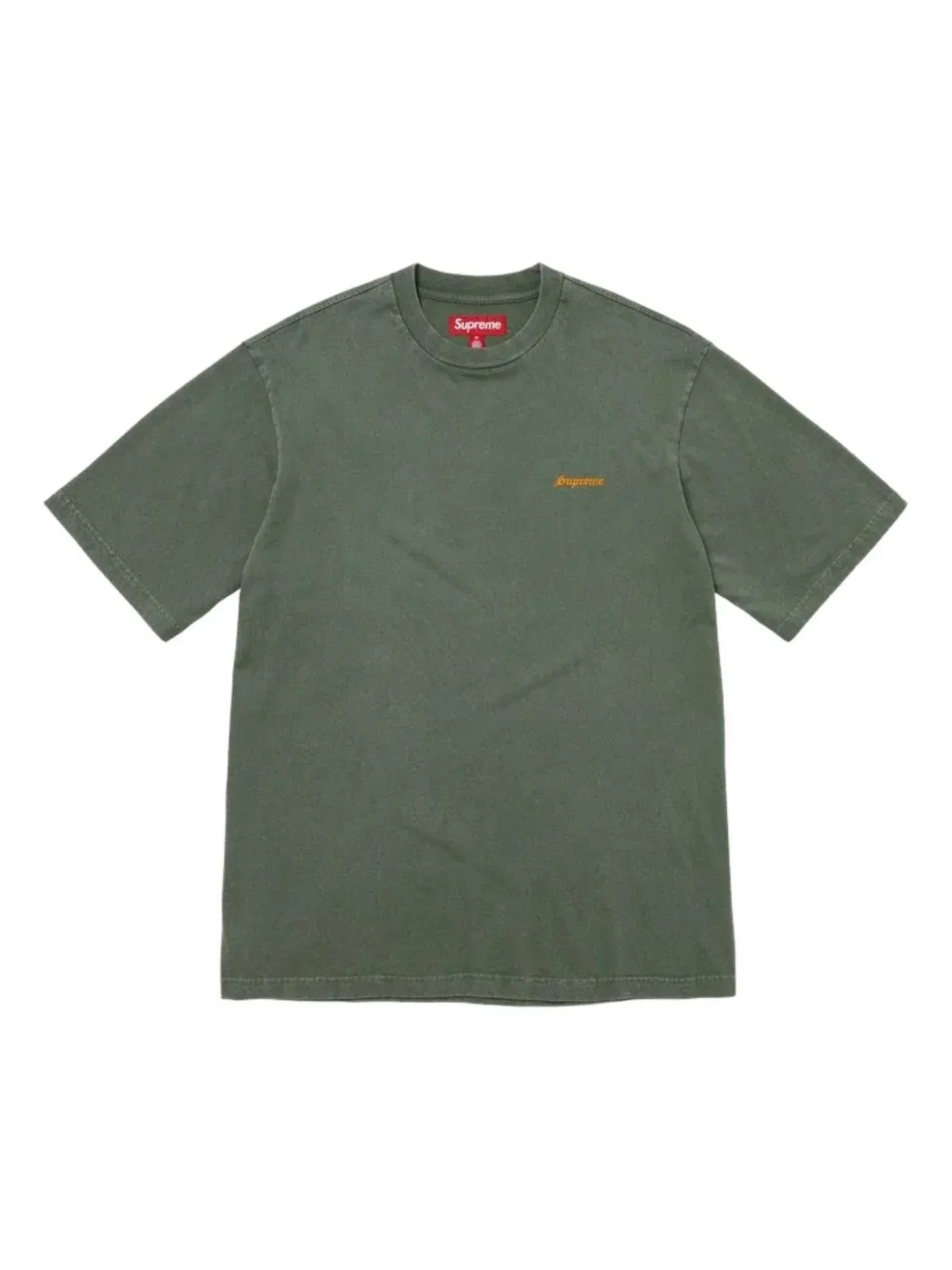 Мужская футболка с коротким рукавом Supreme SS26 Washed S/S T-Shirt — изображение 1 из 1, зеленый
