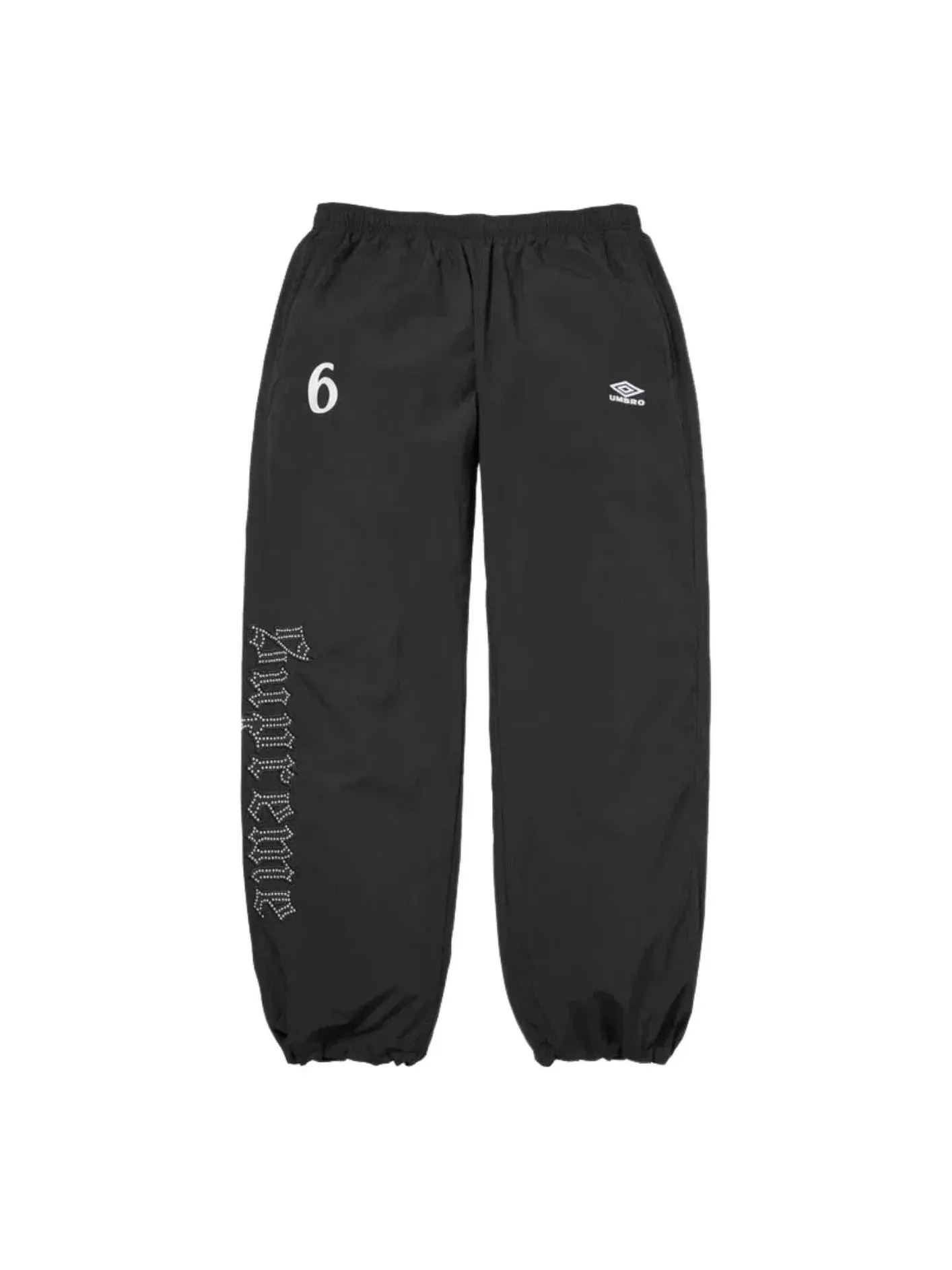 Мужские спортивные штаны с принтом Rhinestone Track Pant Supreme — изображение 1 из 2, черный