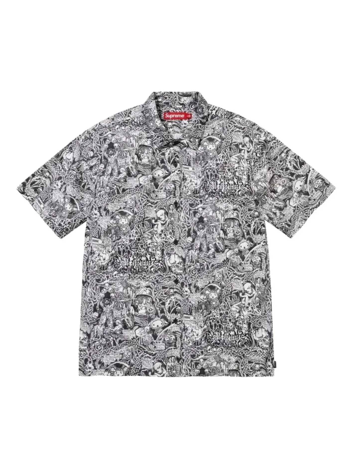 Мужская рубашка с коротким рукавом Supreme SS26 Wombat S/S Shirt — изображение 1 из 1, белый
