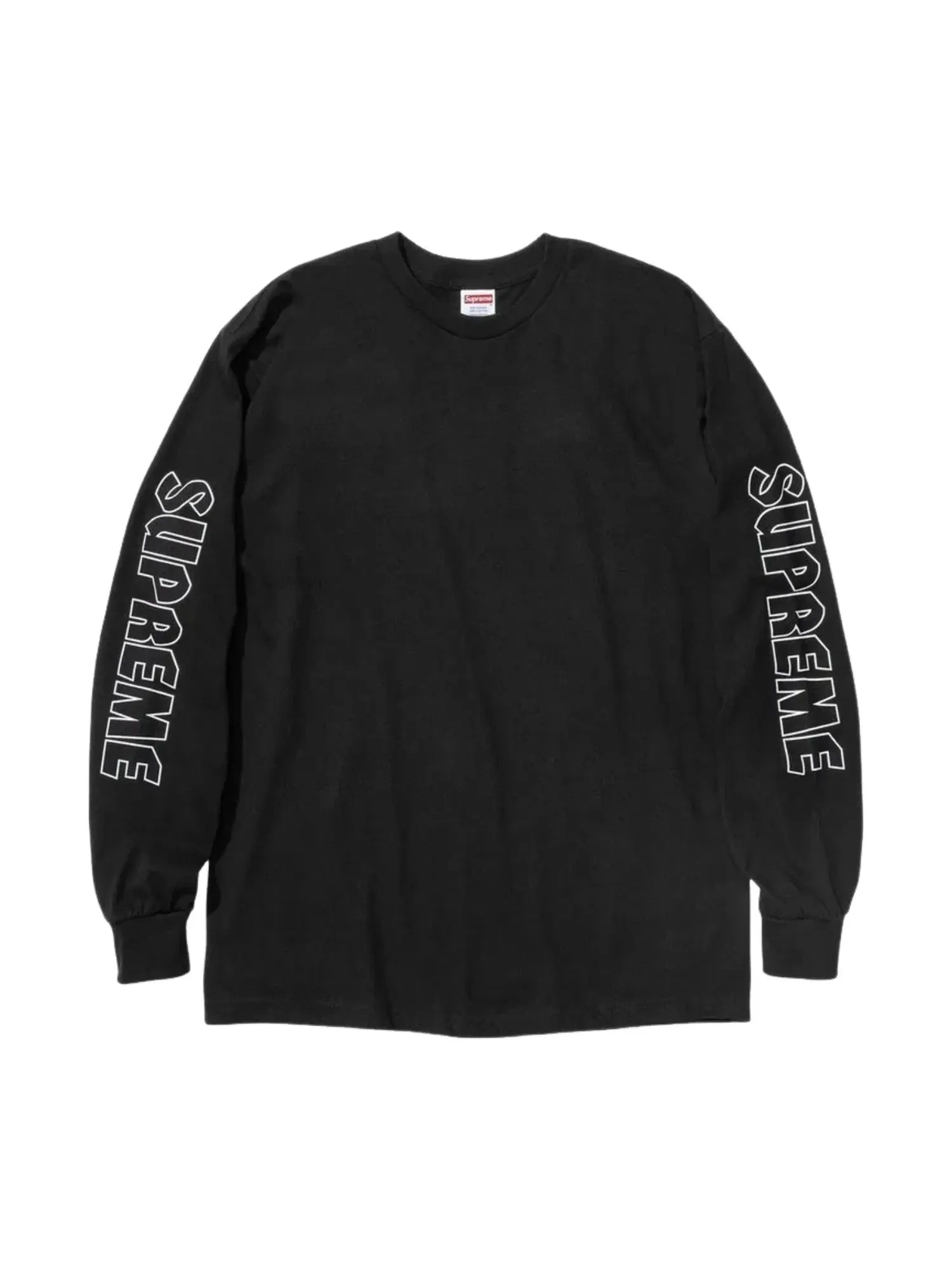 Мужская футболка с длинным рукавом с принтом Supreme x Spitfire SS26 Bighead — изображение 2 из 2, черный