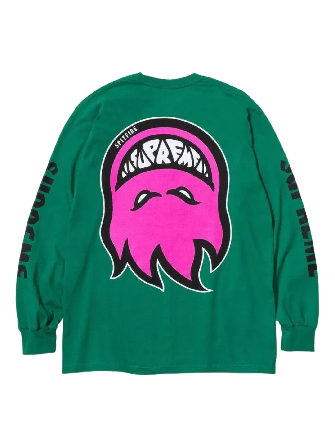 Мужская футболка с длинным рукавом Supreme x Spitfire Bighead — изображение 1 из 2, зеленый