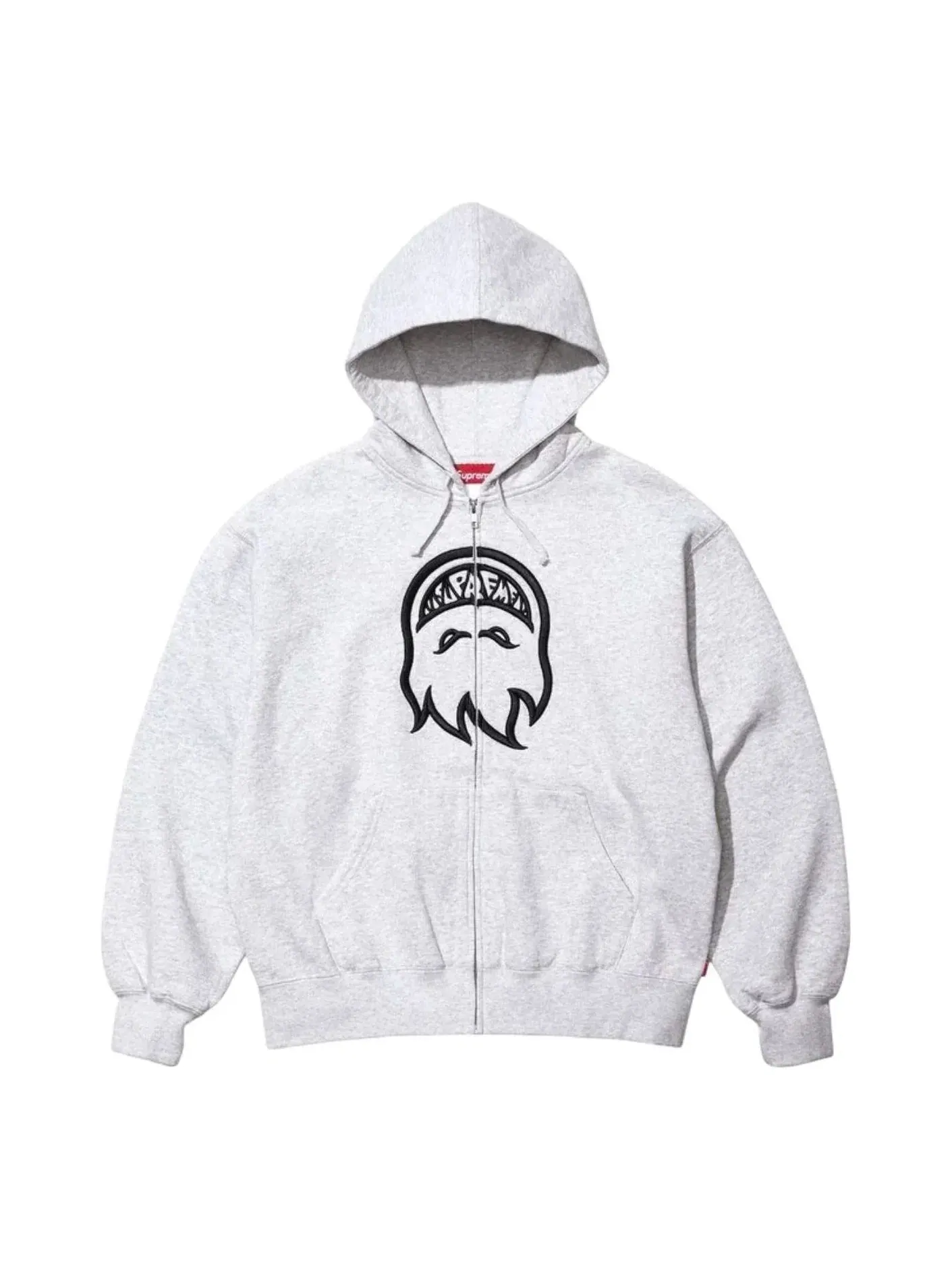 Мужское худи с молнией и капюшоном Supreme x Spitfire SS26 — изображение 1 из 1, серый