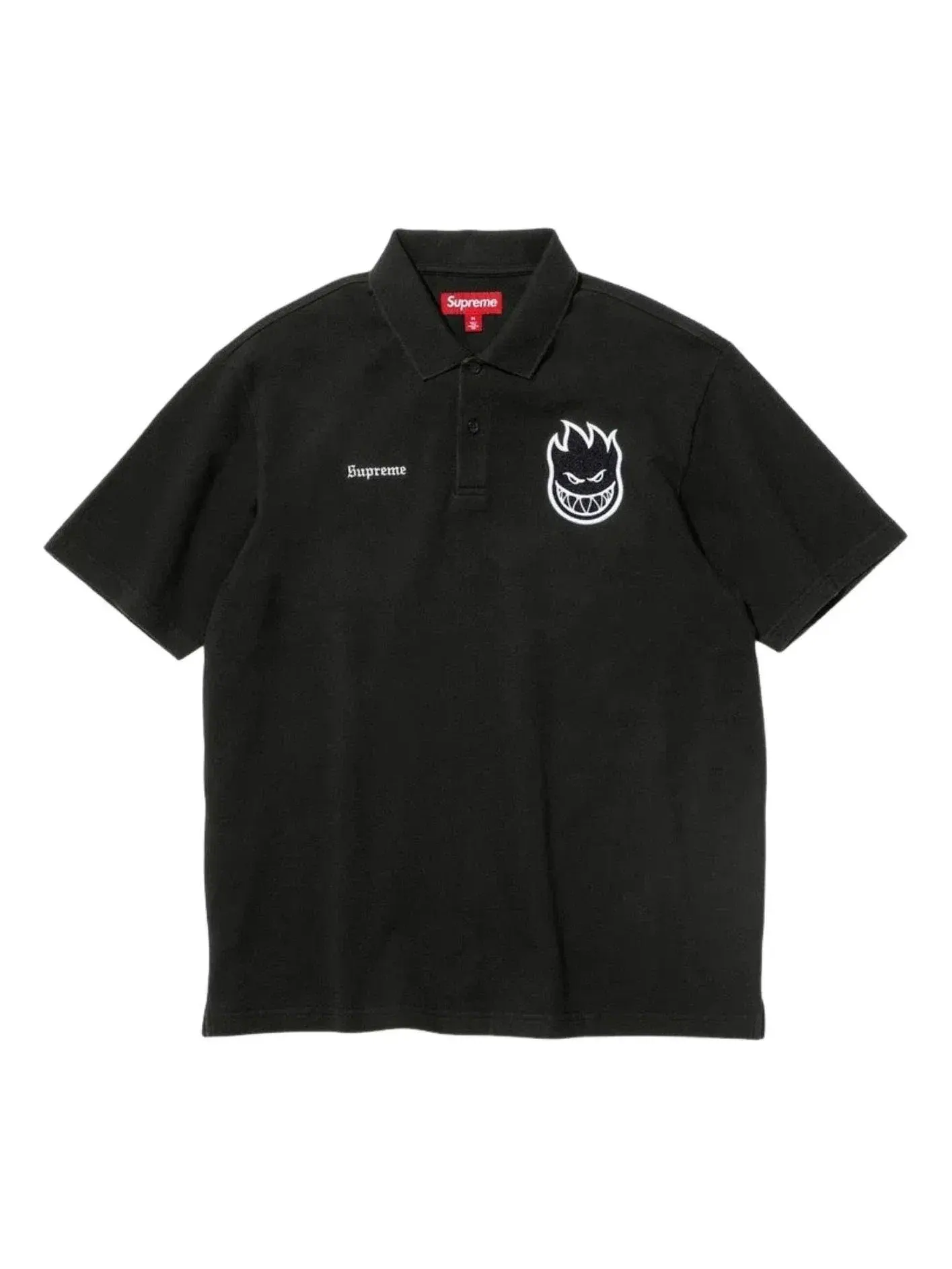 Мужское поло с принтом Supreme x Spitfire SS26 — изображение 1 из 1, черный