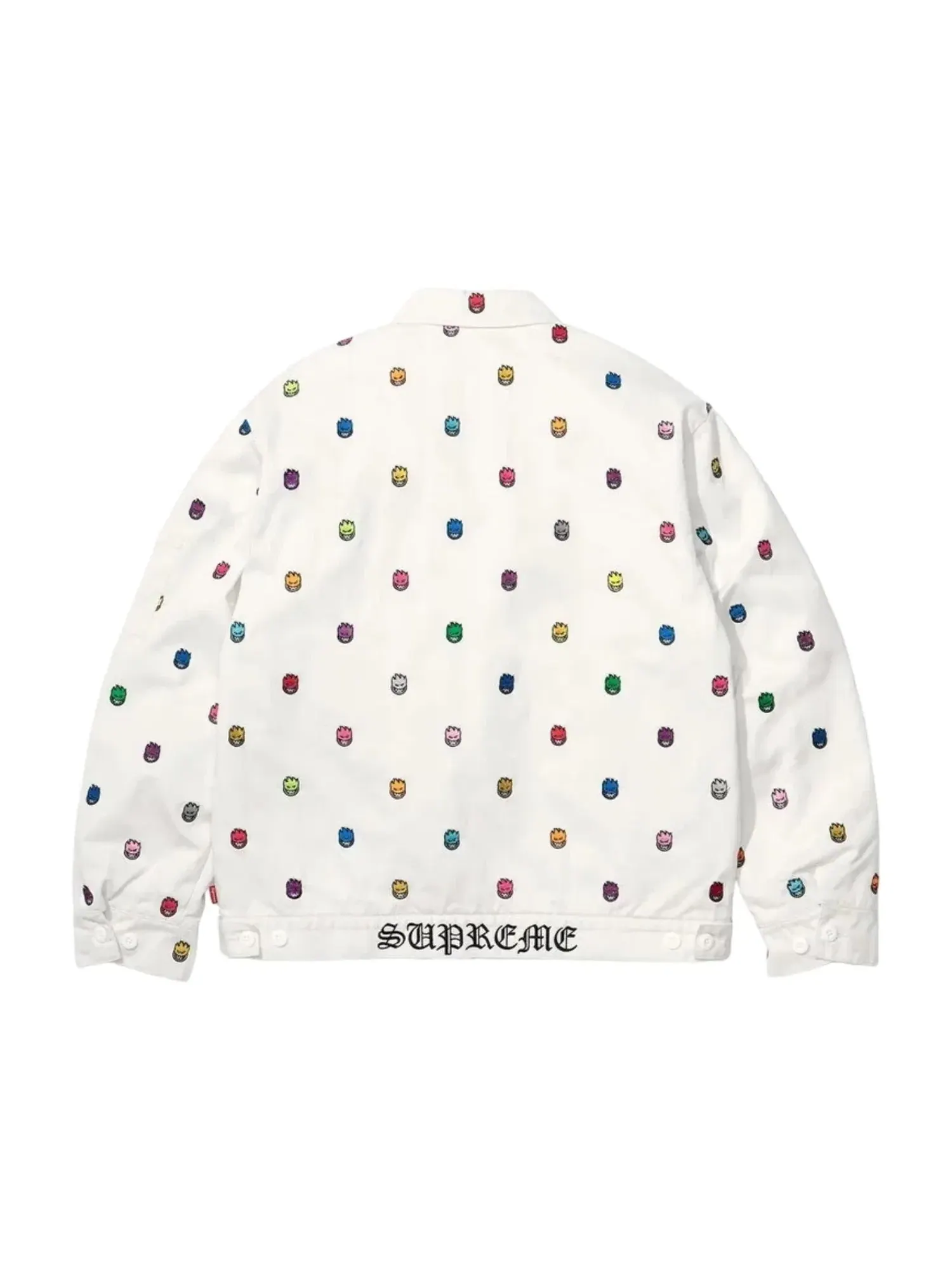 Мужская куртка с принтом Supreme x Spitfire SS26 Work Jacket — изображение 2 из 2, белый