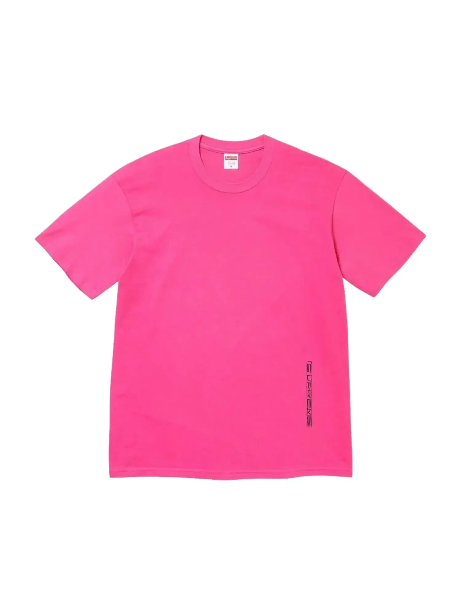 Мужская футболка с принтом Supreme SS26 Supper T-Shirt Fuchsia — изображение 2 из 2, розовый