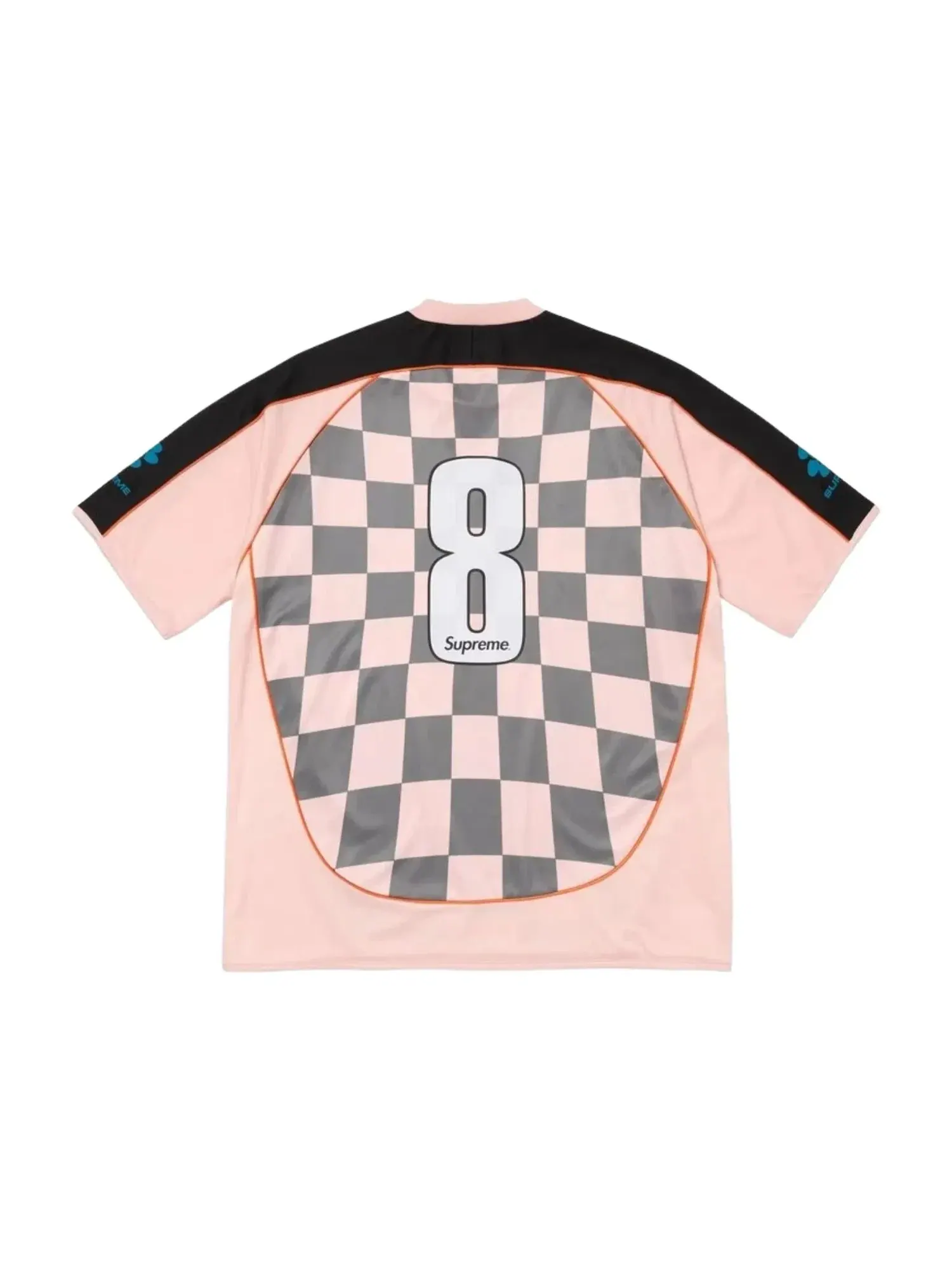 Мужская футболка с принтом Checkerboard Supreme — изображение 2 из 2, розовый