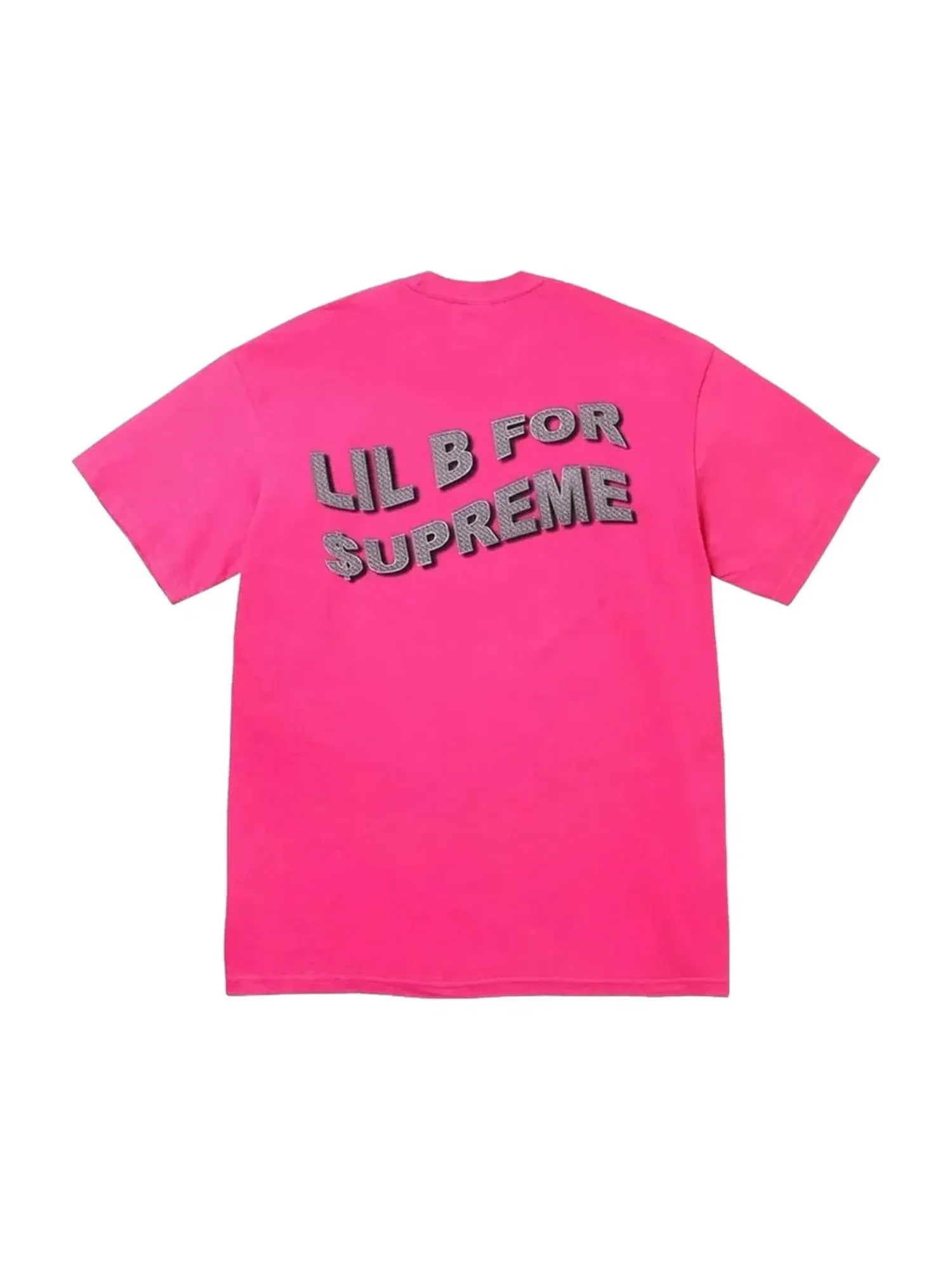 Мужская футболка с принтом Based Supreme — изображение 2 из 2, розовый