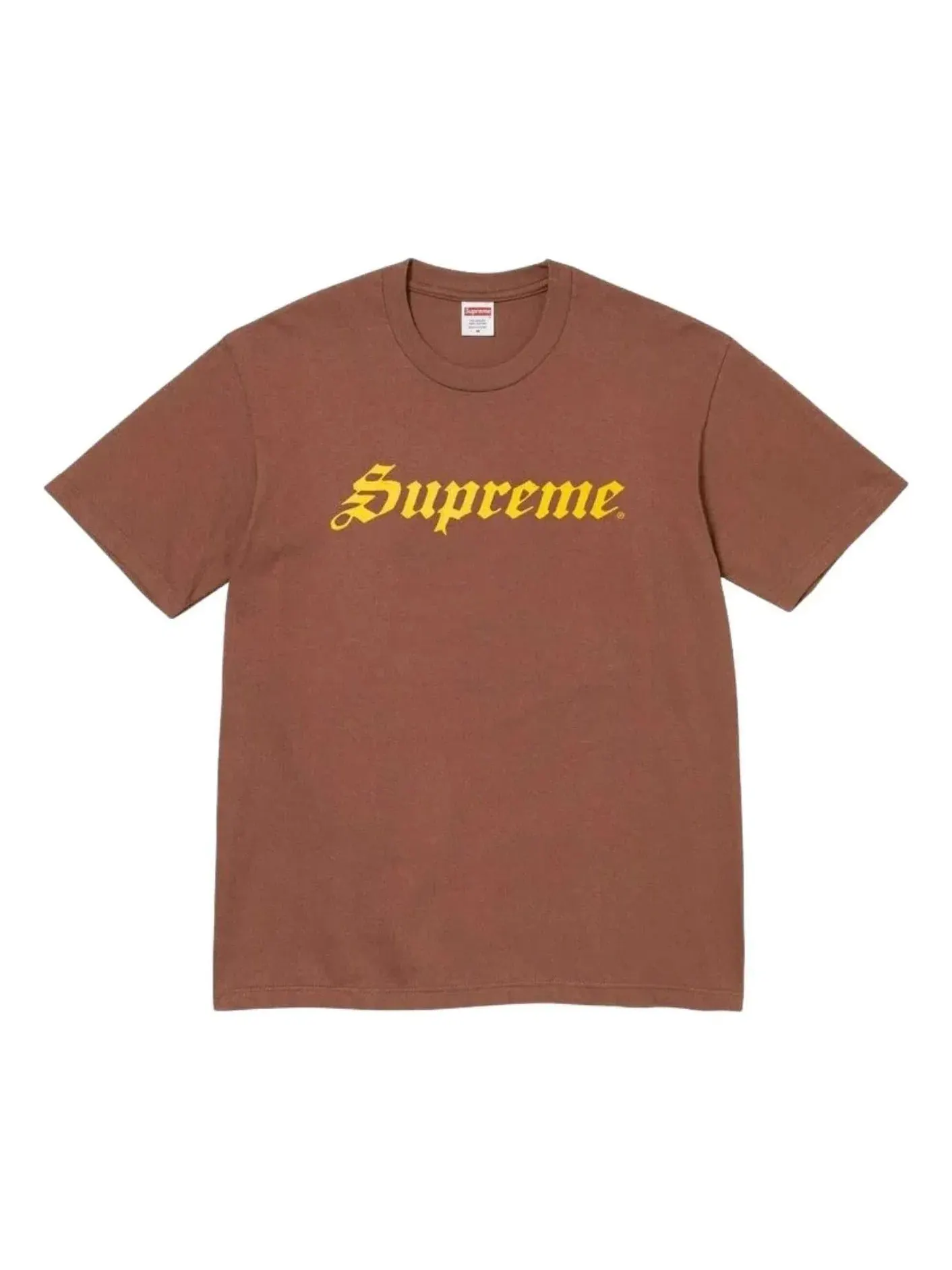 Мужская футболка с коротким рукавом Supreme Speed T-Shirt — изображение 1 из 1, коричневый