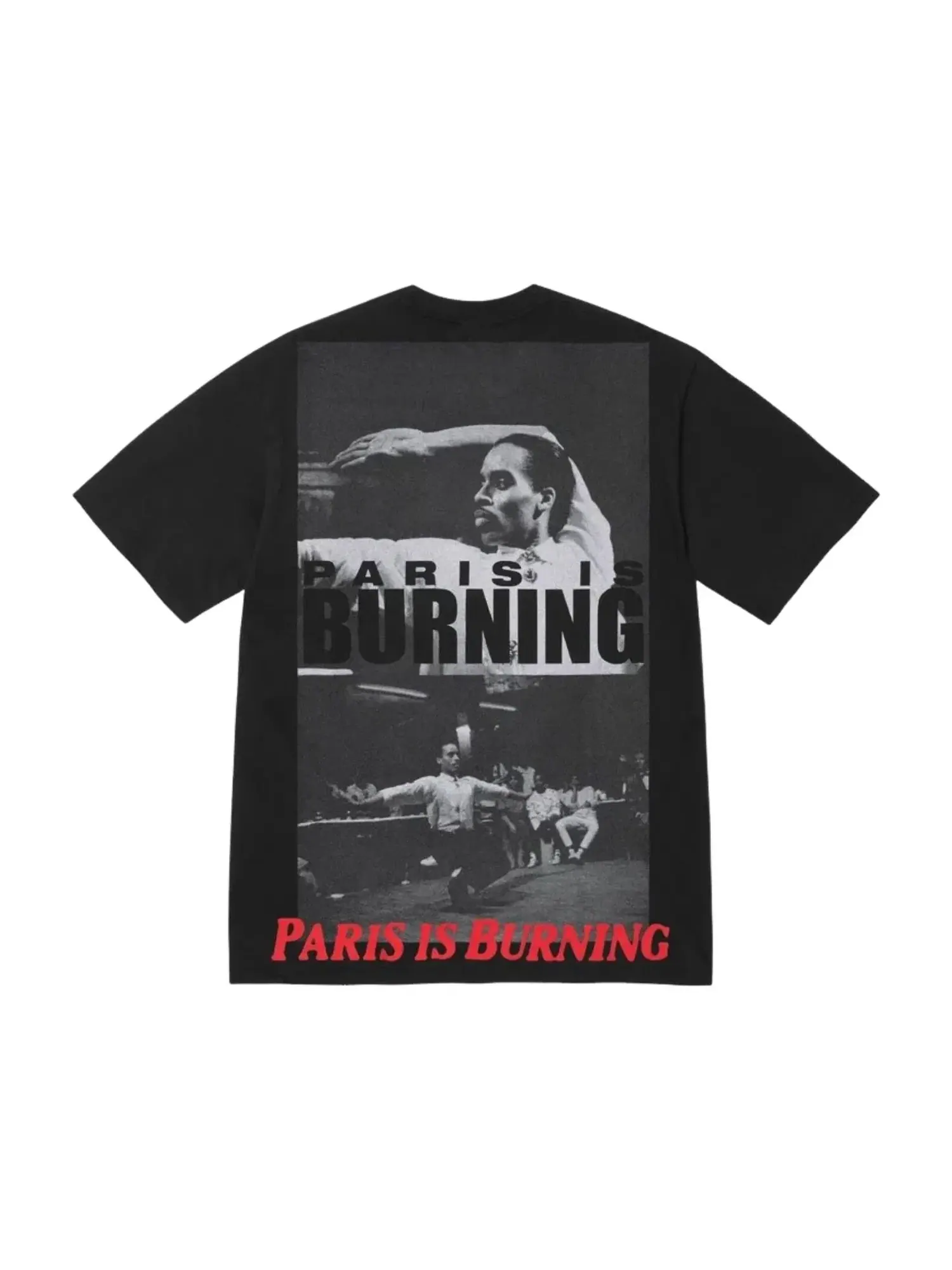 Мужская футболка с принтом Paris Is Burning Supreme — изображение 2 из 2, черный
